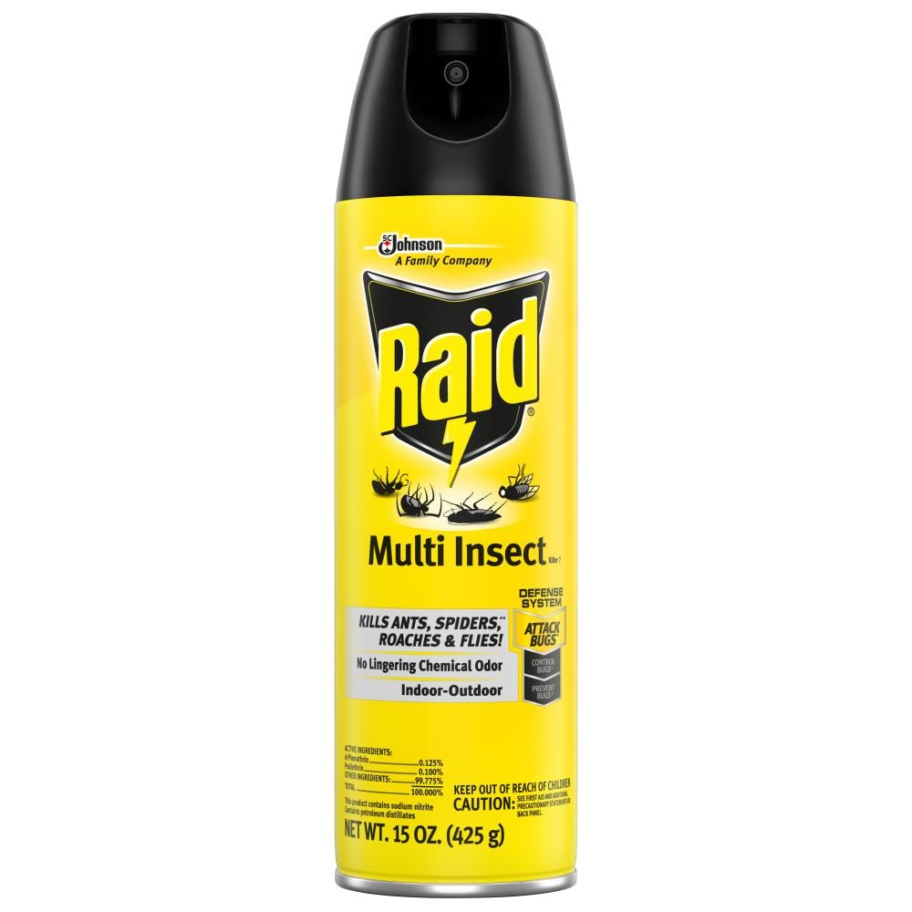 Inseticida Raid Multi-Insetos aerosol, 300mL + grátis, 150mL - Inseticida  Raid Multi-Insetos aerosol, 300mL + grátis, 150mL - CERAS JOHNSON