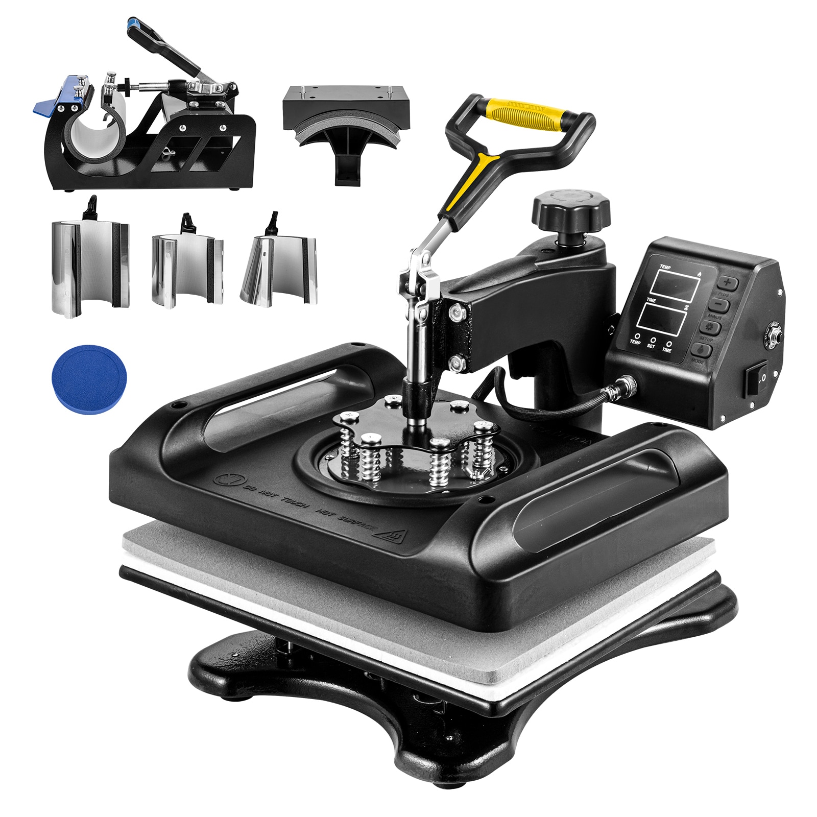 SVOPES SCTJBYXKHSP802952V1 Enhanced Heat Press Device ETL Safety Certified 12x15 inch 8-in-1 Energy Efficient Combo Versatile Sublimation with 360degree Swivel