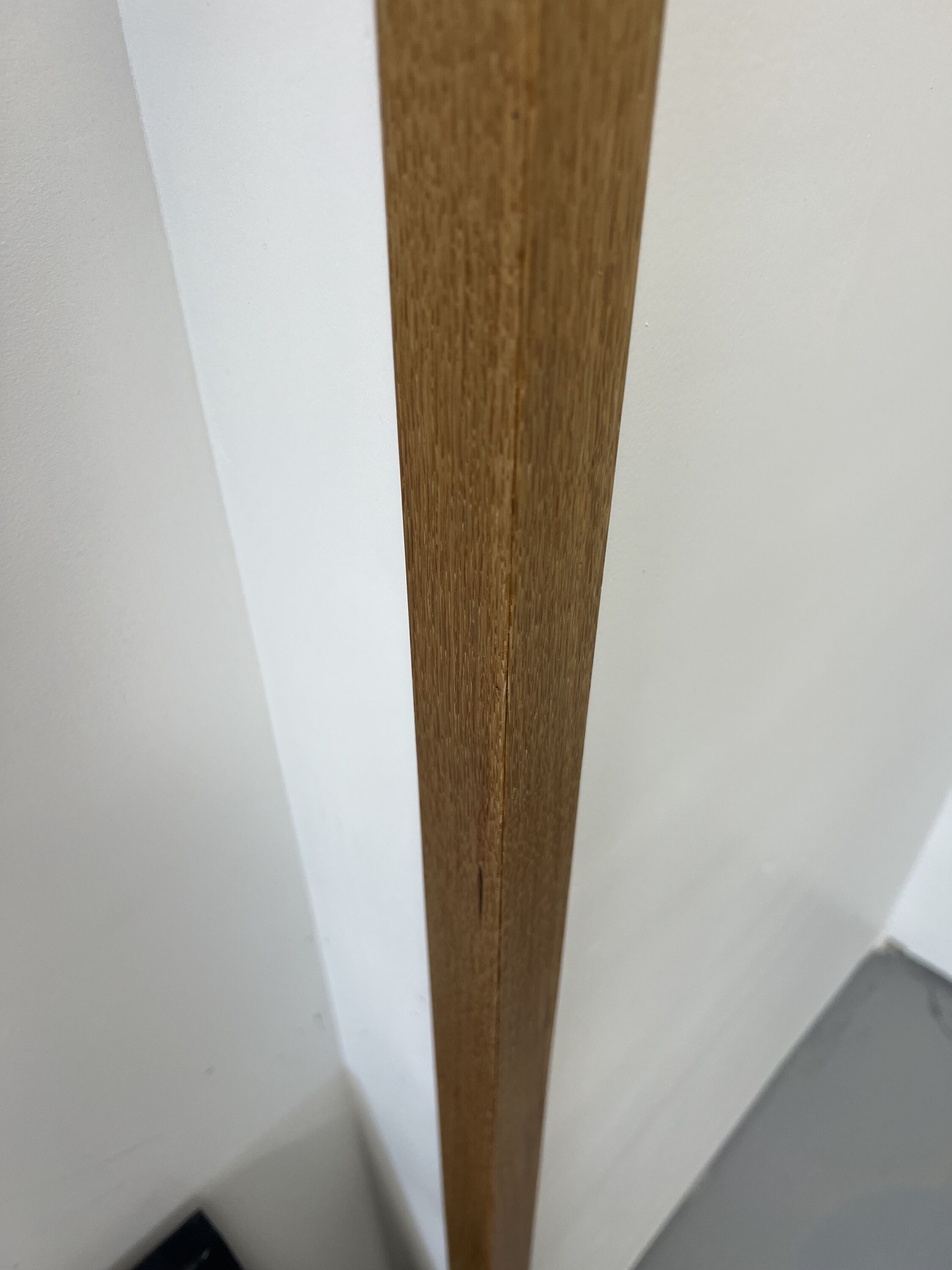 Golden Oak Peel-and-Stick Wood Corner Molding