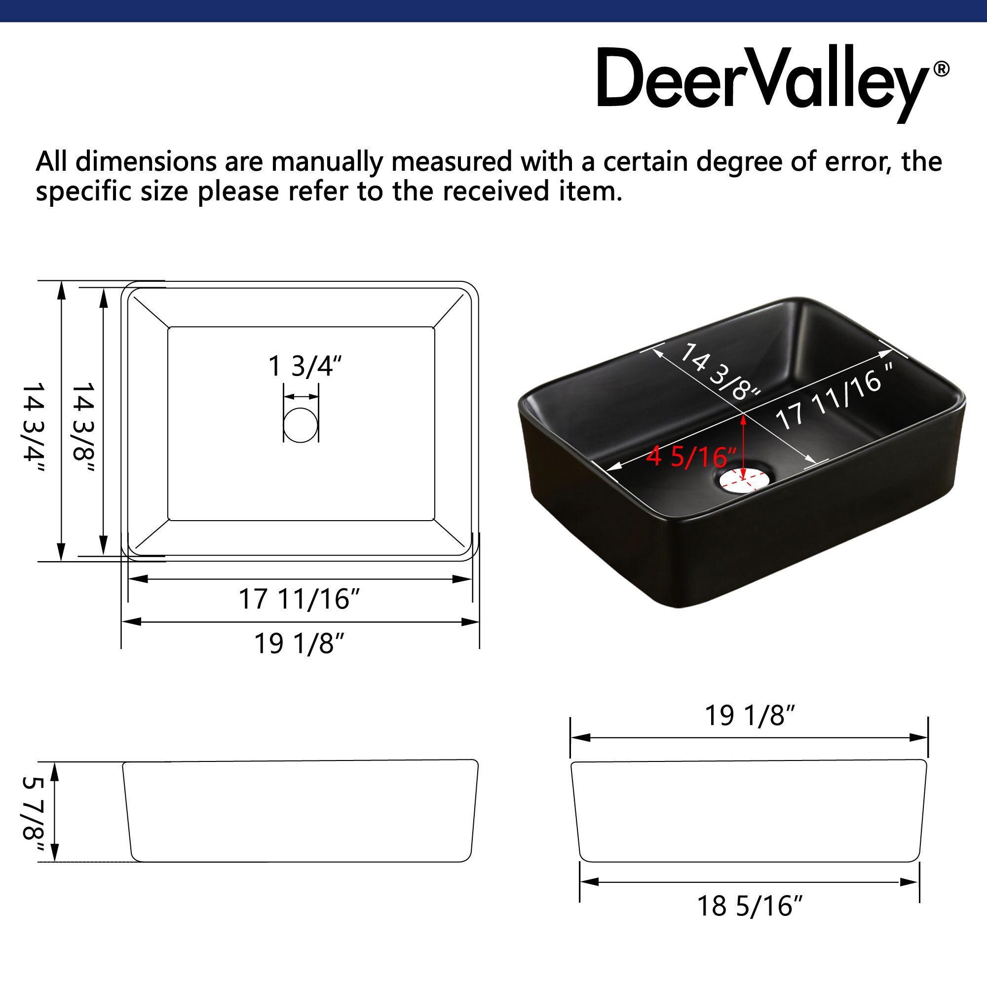 DeerValley DV-2V031 Bath-Sink - View #9