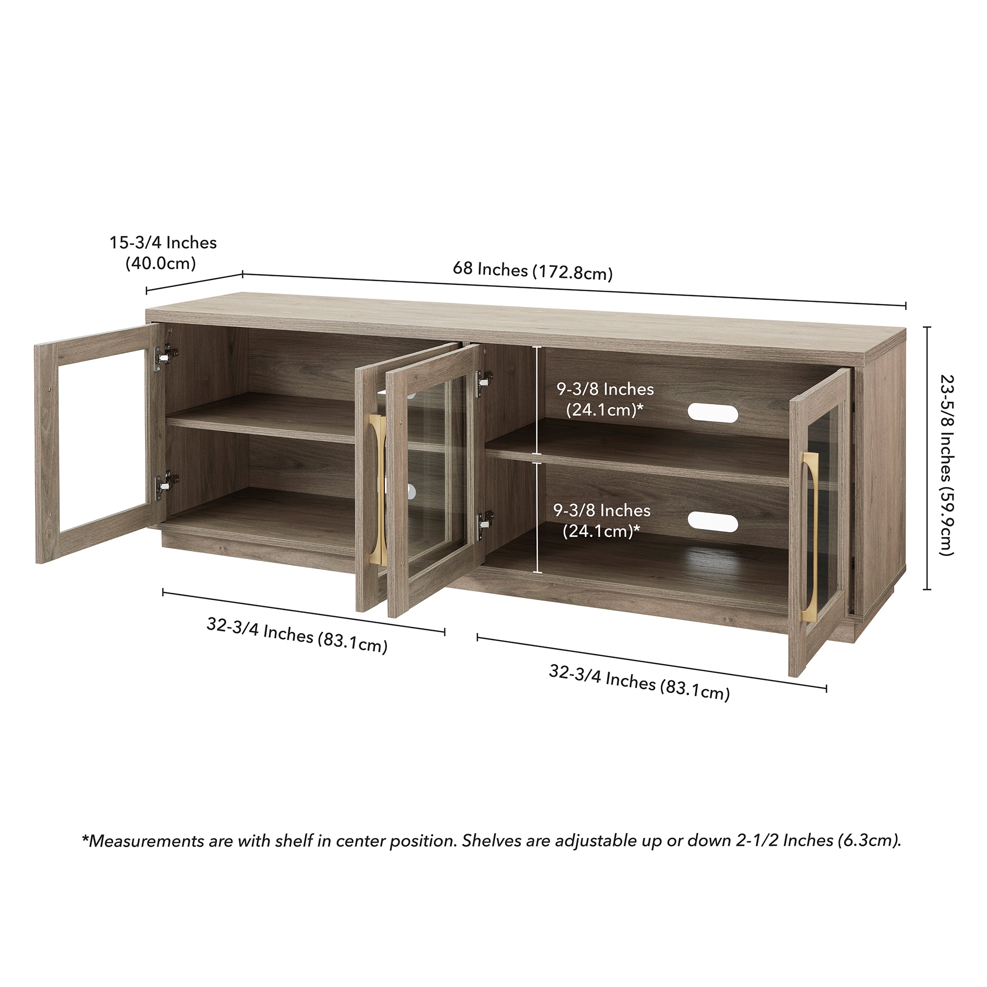 Hailey Home TV1838 Tv-Stands - View #3