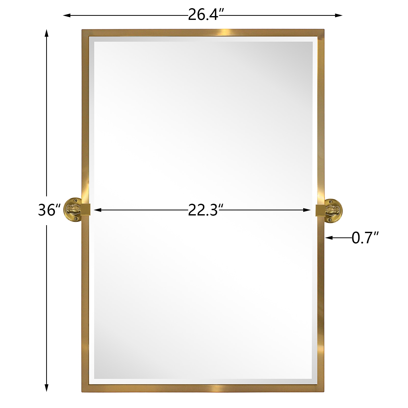 TEHOME GC-00165 Framed-Bath-Mirrors - View #5