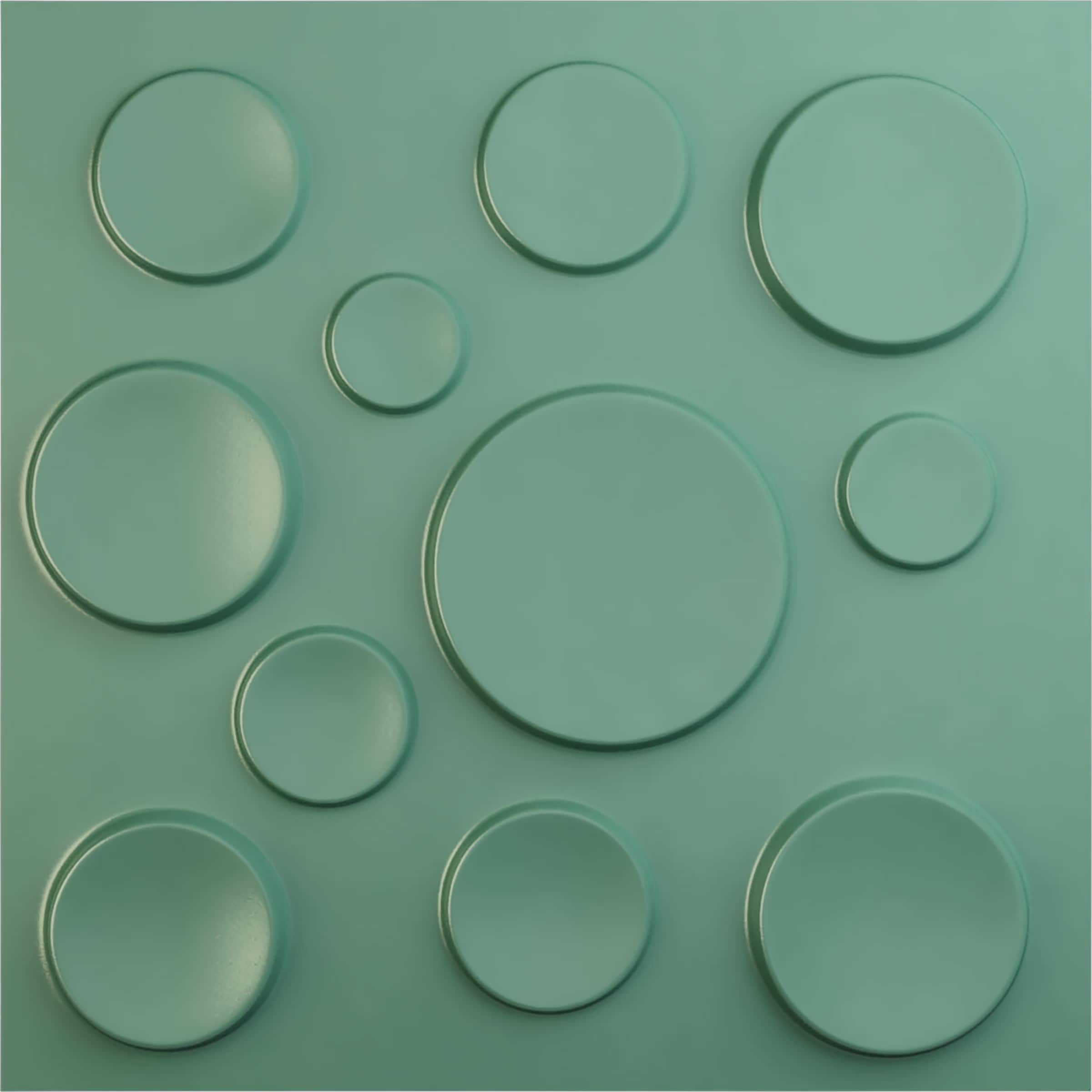 Ekena Millwork WP20X20CSFSM 19-5/8-in x 19-5/8-in Embossed Paintable/Stainable Green PVC Abstract Wall Panel ( 2.67-sq ft )