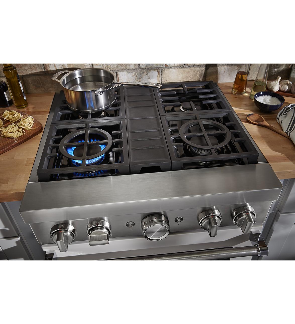 KitchenAid 30 Inch. GAS Cooktop with Dual Ring Burner