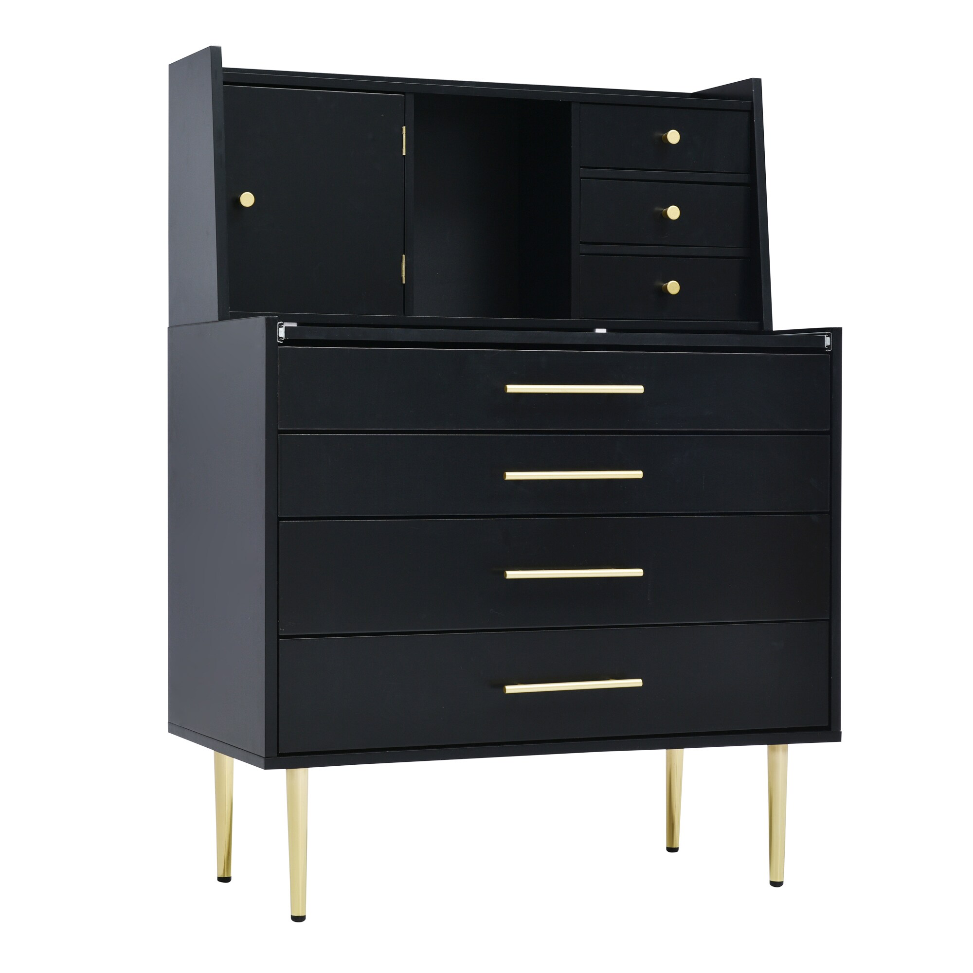 ModernLuxe L-WF299744AAB nightstands - View #2