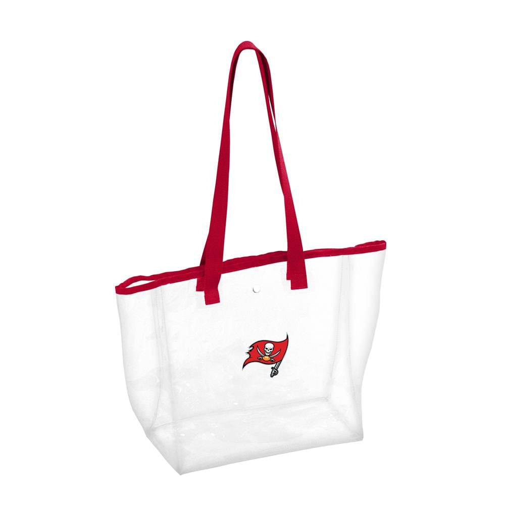 Logo Brands Tampa Bay Buccaneers Clear Stadium Totes 12x5.75x11.75