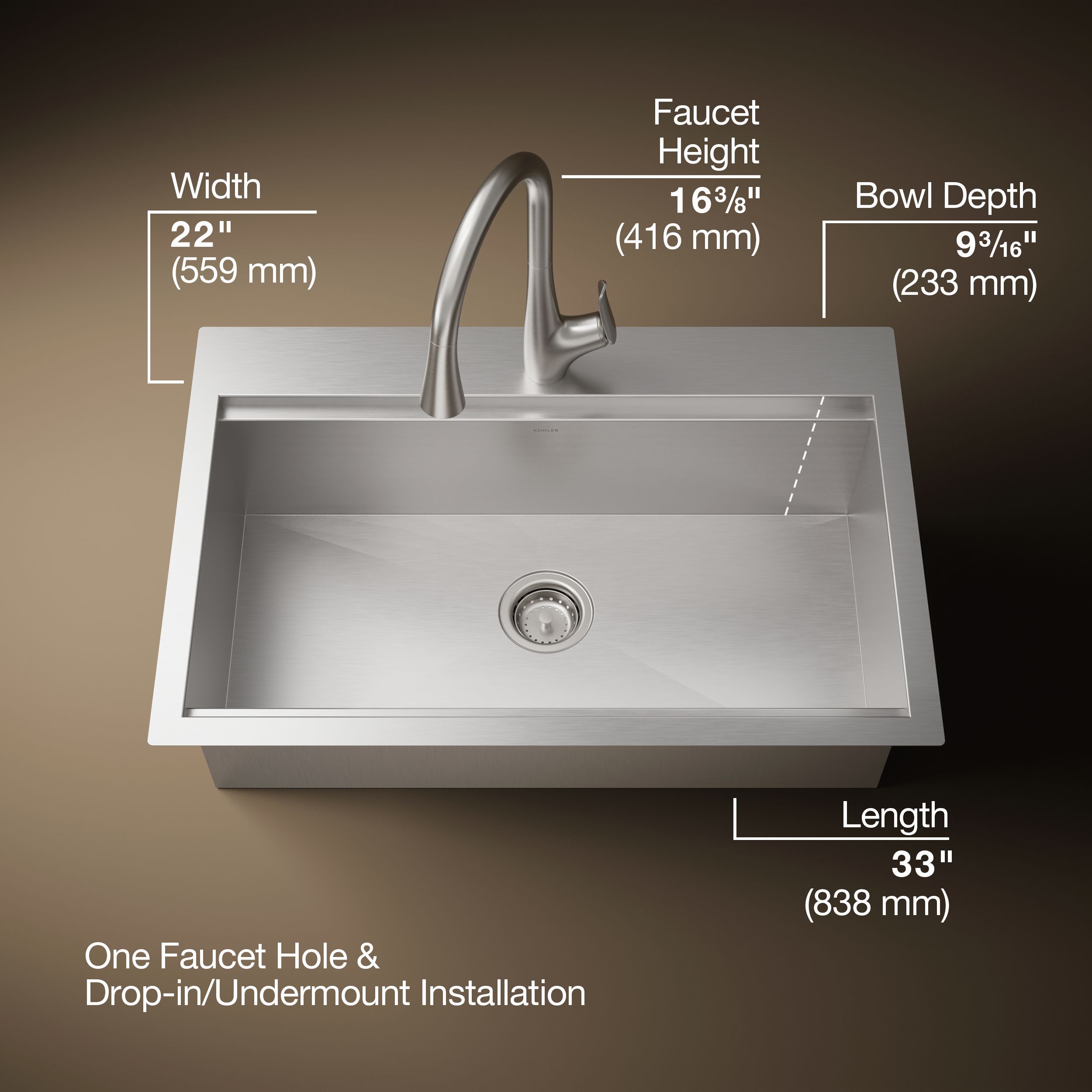 KOHLER R39831-1PC-NA Kitchen-Sinks - Thumbnail View #3