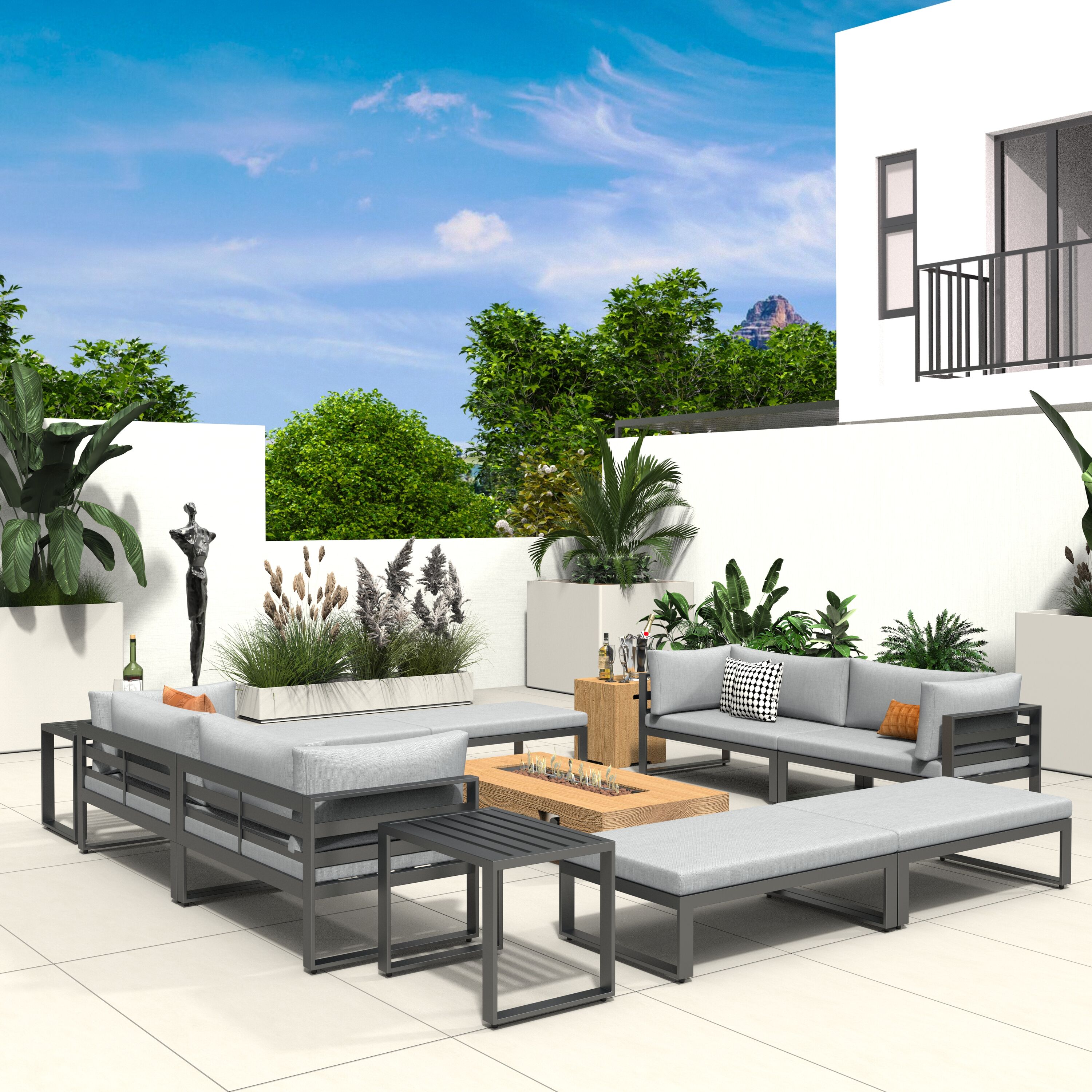 Direct Wicker DWG-50128G&2333BR Patio-Conversation-Sets - View #4