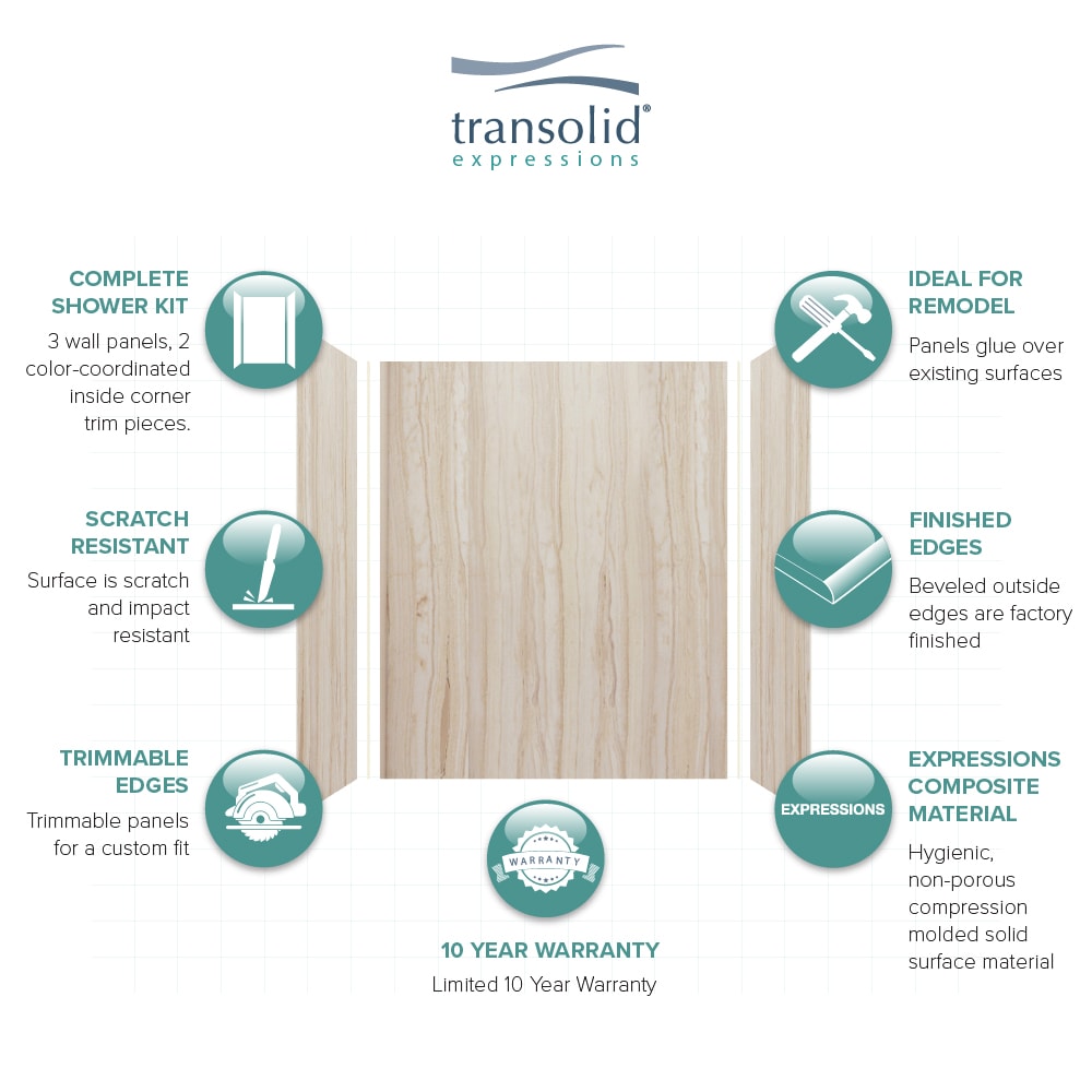 Transolid EWK603672-43 Shower-Wall-Surrounds - View #5