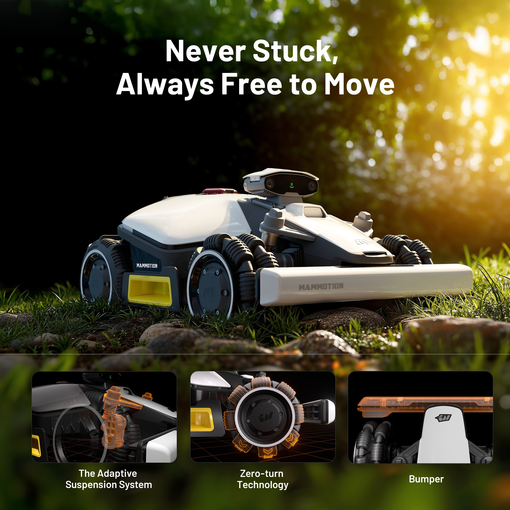 MAMMOTION LUBA MINI AWD 1500 Robotic-Mowers - View #6