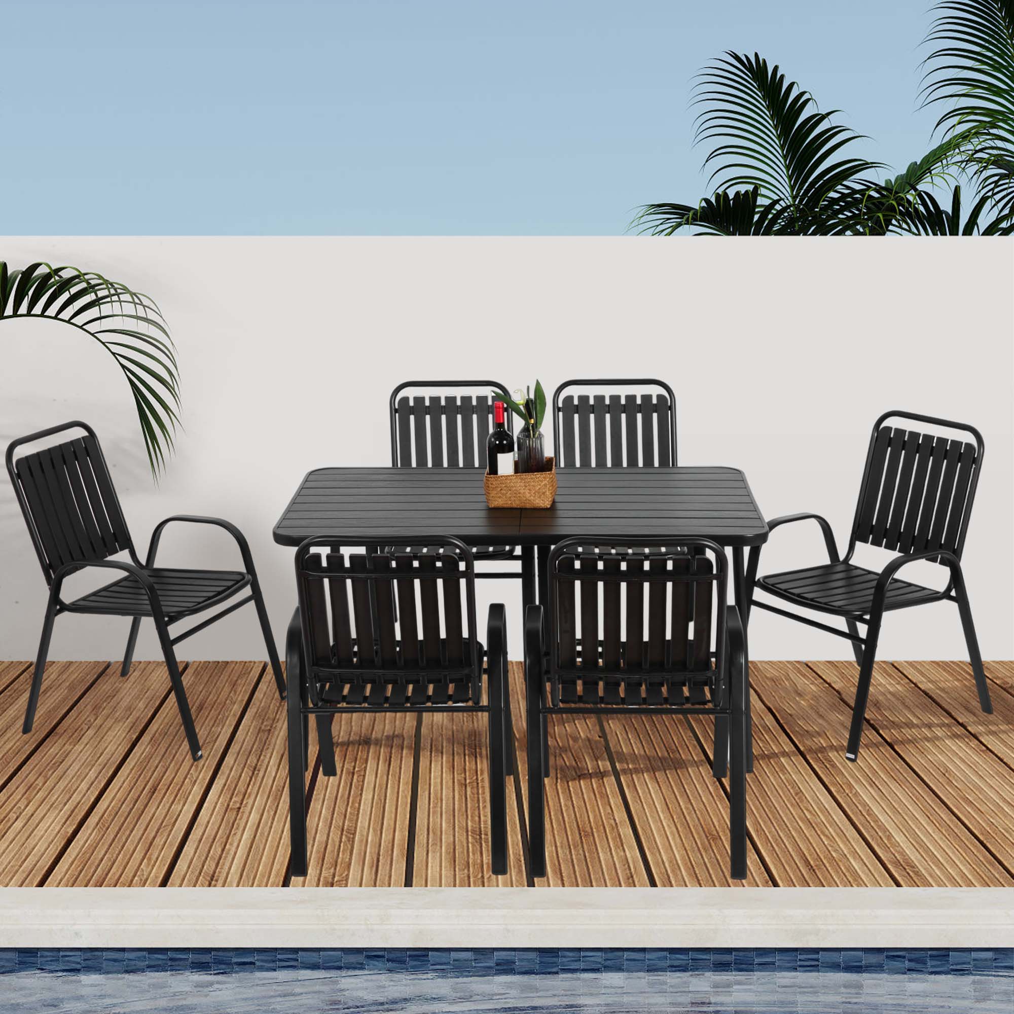 Fun Orange FUNS2HW03 Patio-Dining-Sets - View #3