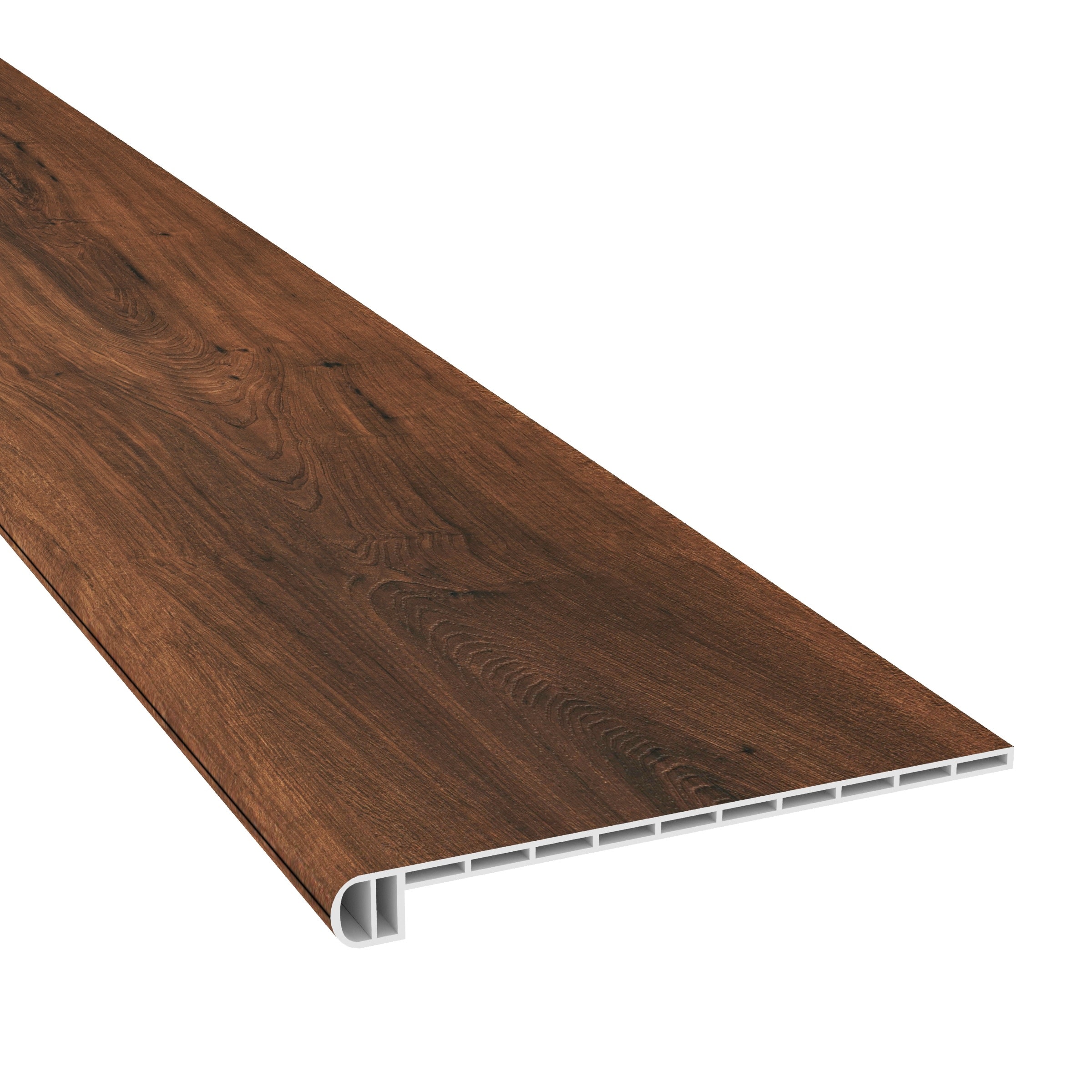 CALI 7902500317 Longboards 11.5-in x 48.03-in Island Maple Vinyl Maple Stair Tread