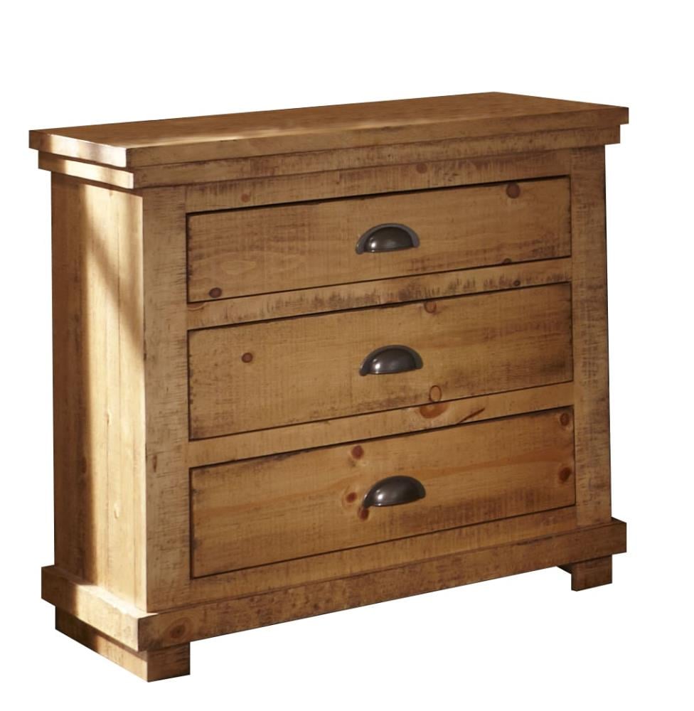 Progressive Furniture P608-43 Willow Distressed Pine Pine Nightstand
