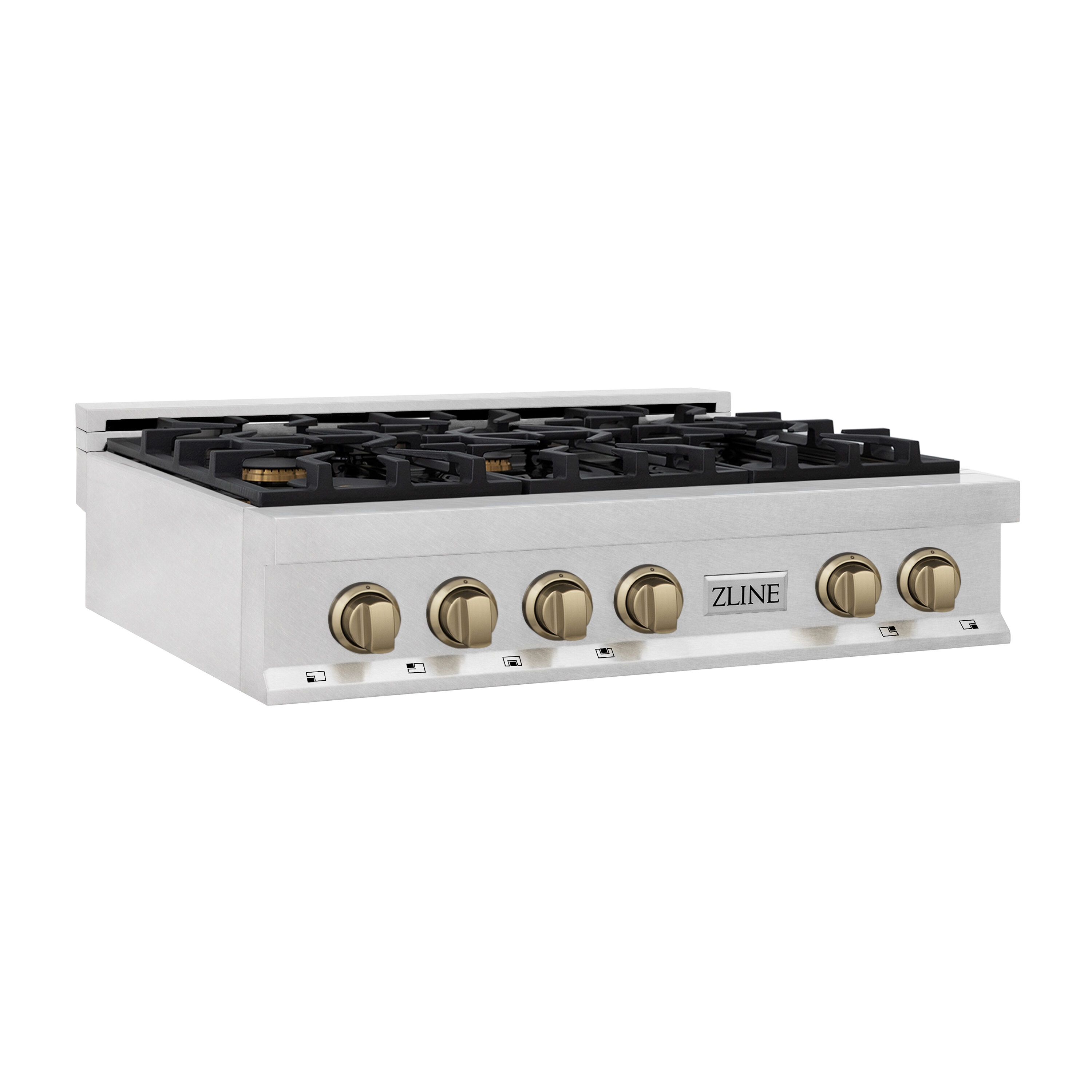 ZLINE KITCHEN & BATH RTSZ-36-CB Professional Autograph Edition 36-in 6 burners Stainless steel Gas Cooktop