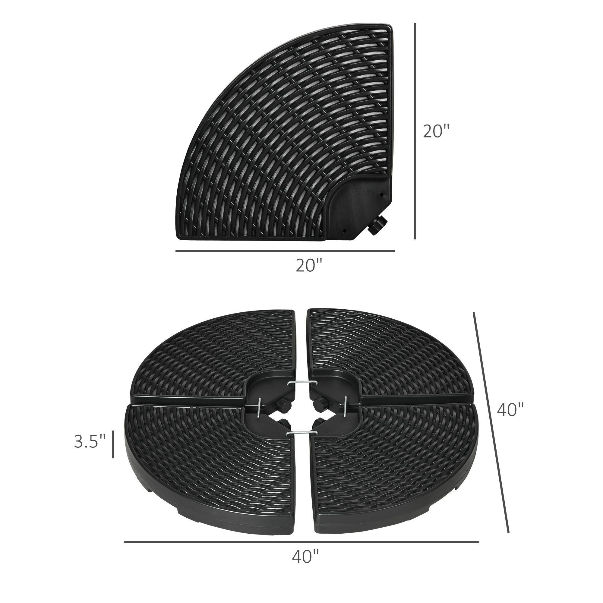 Bayfeve BFAOS-174148-OD Umbrella-Bases - View #6