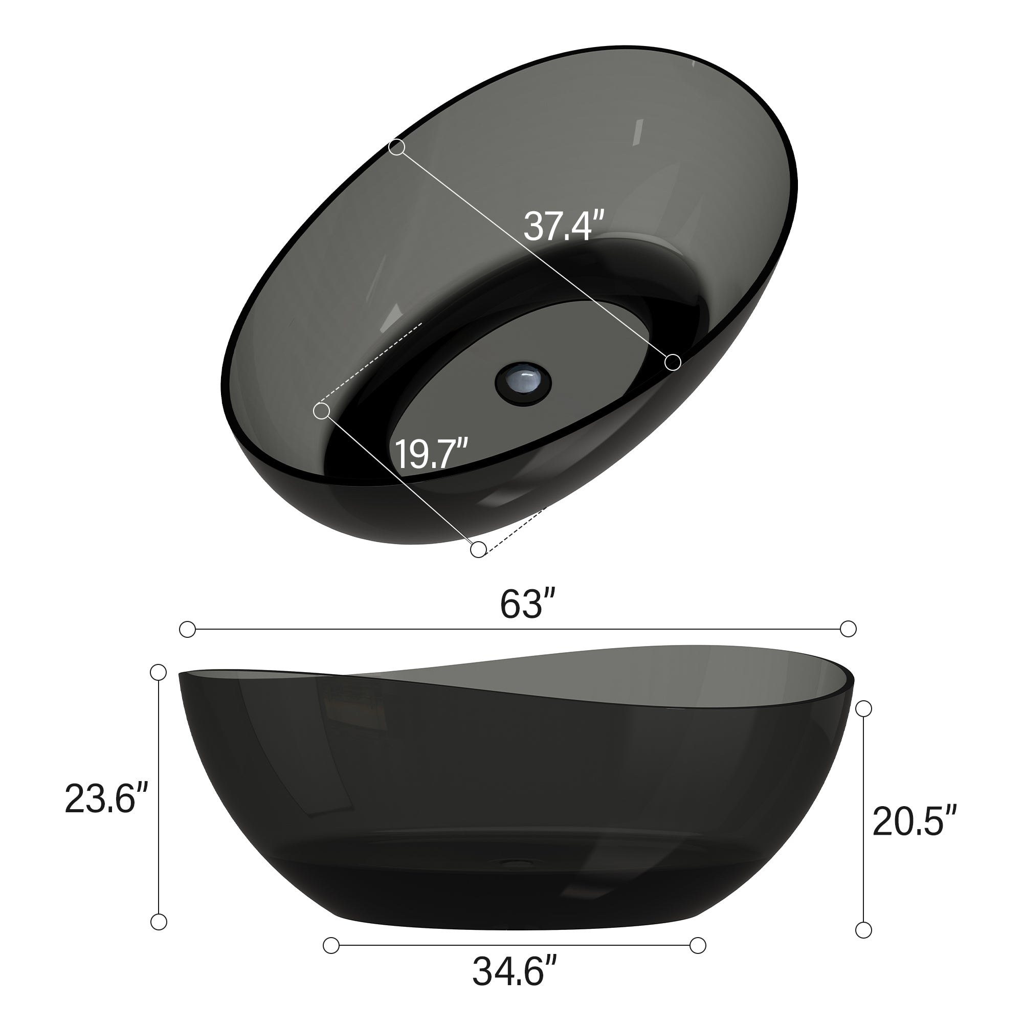 Boyel Living BL030R1600AG bathtubs - View #2