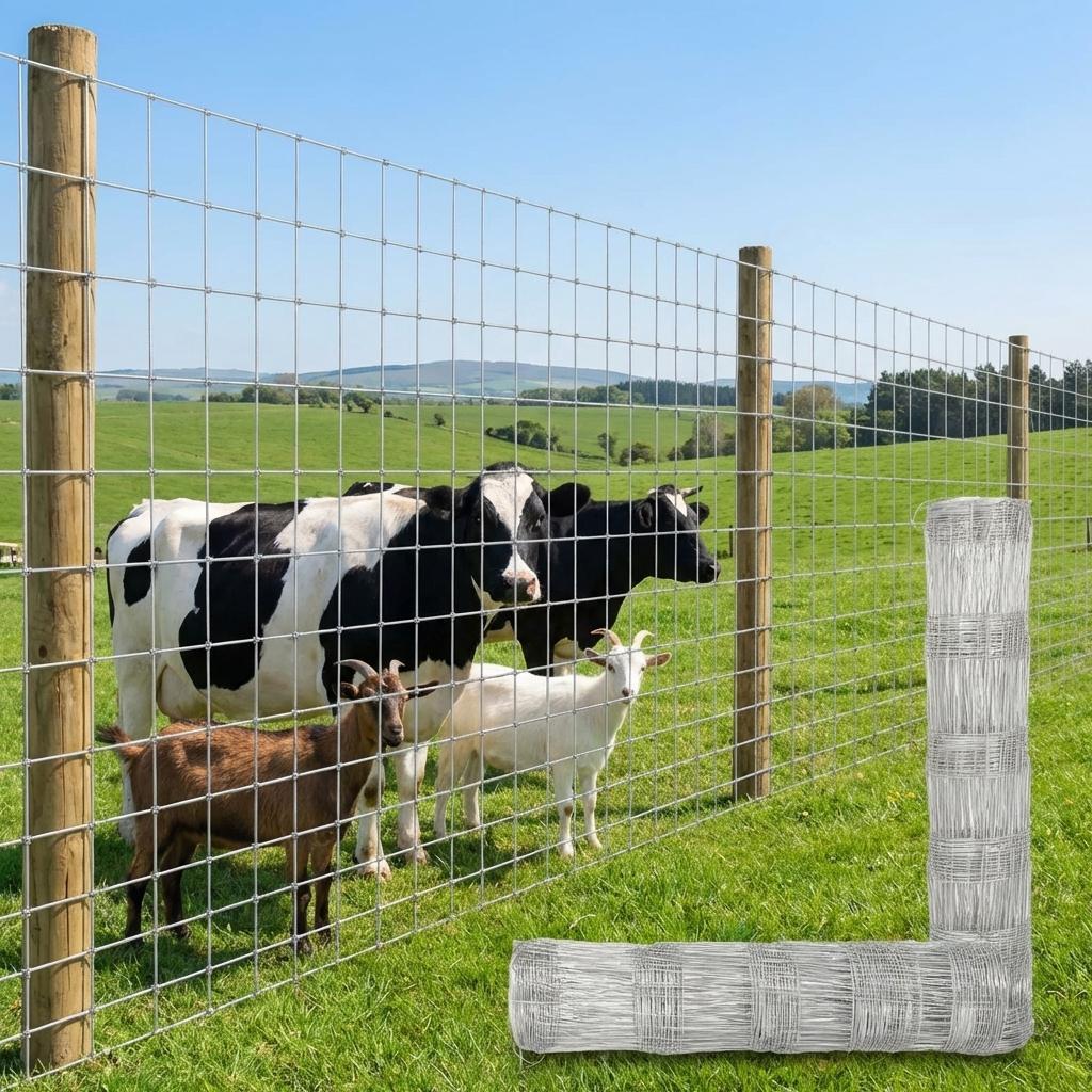 Encore Beets 4 X 164 Ft Heavy Duty Galvanized Cattle Fence Wire Fencing For Hog Goat Sheep Deer
