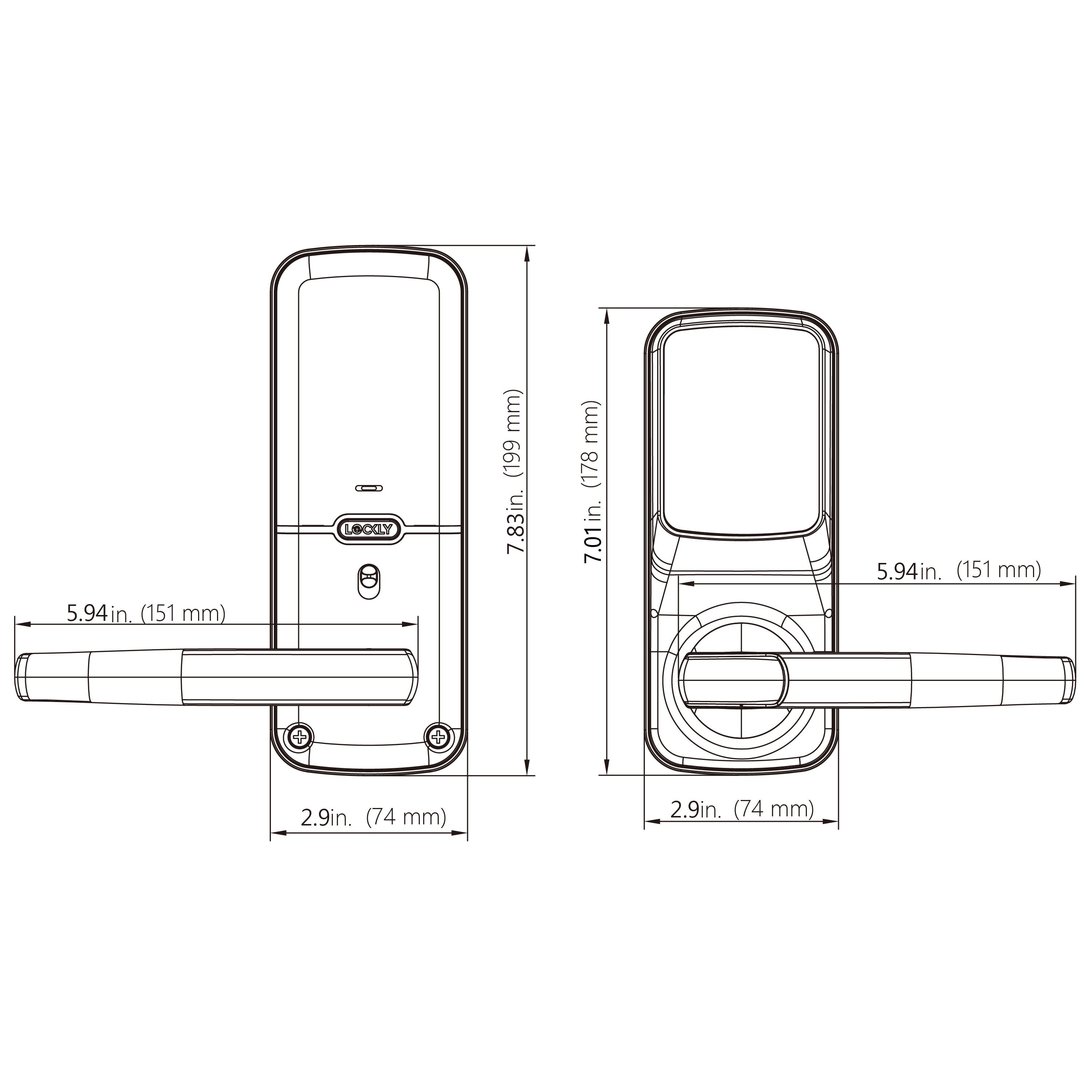 Lockly PGD6SSN Electronic-Door-Locks - View #5