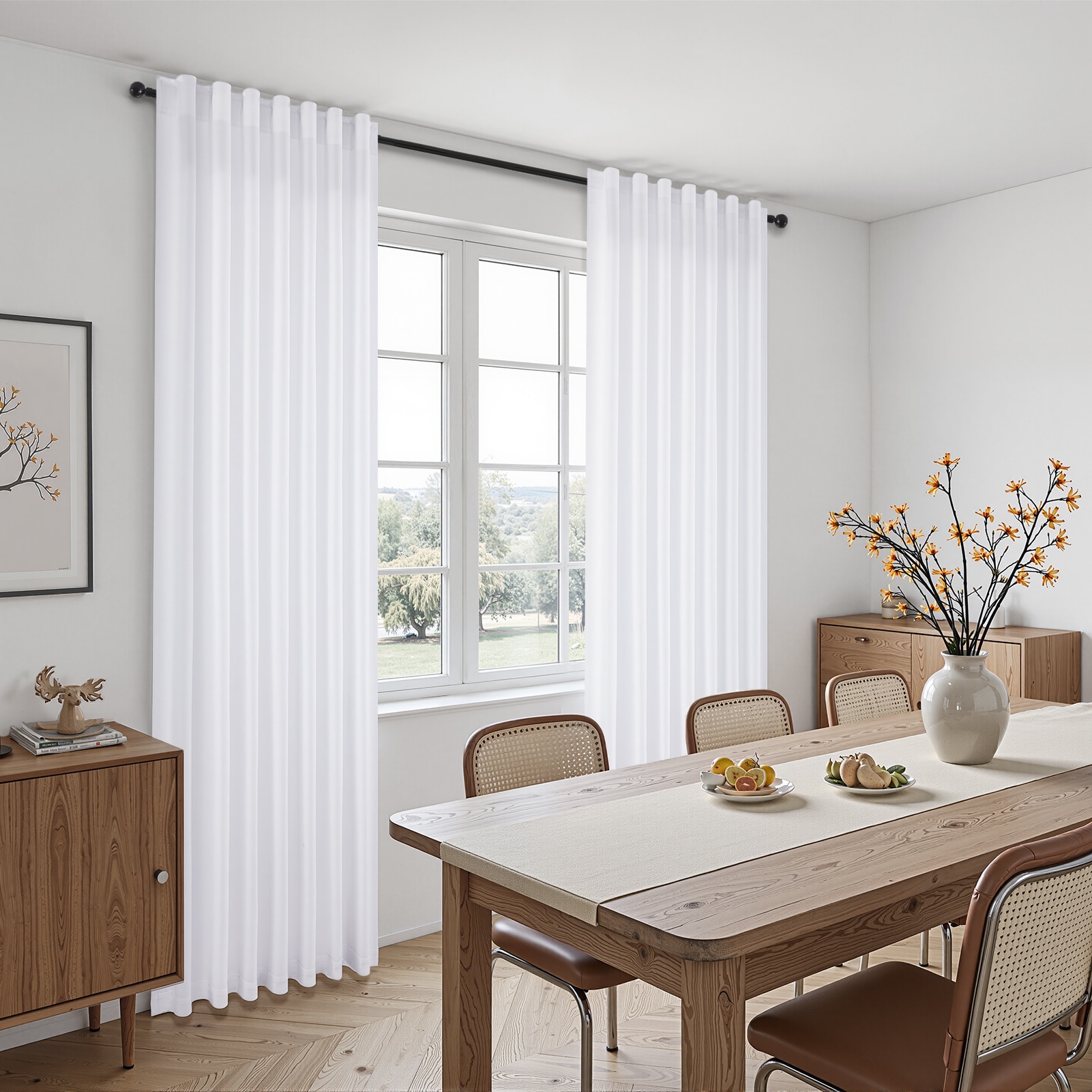 Topfinel 227RB WHITE 52X84 curtains - View #5