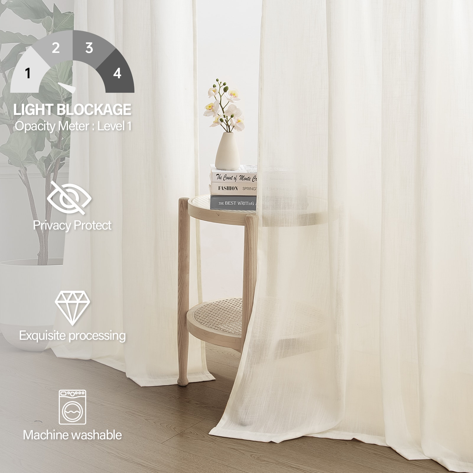 Topfinel 224RB BIRCH 50X96 curtains - View #2