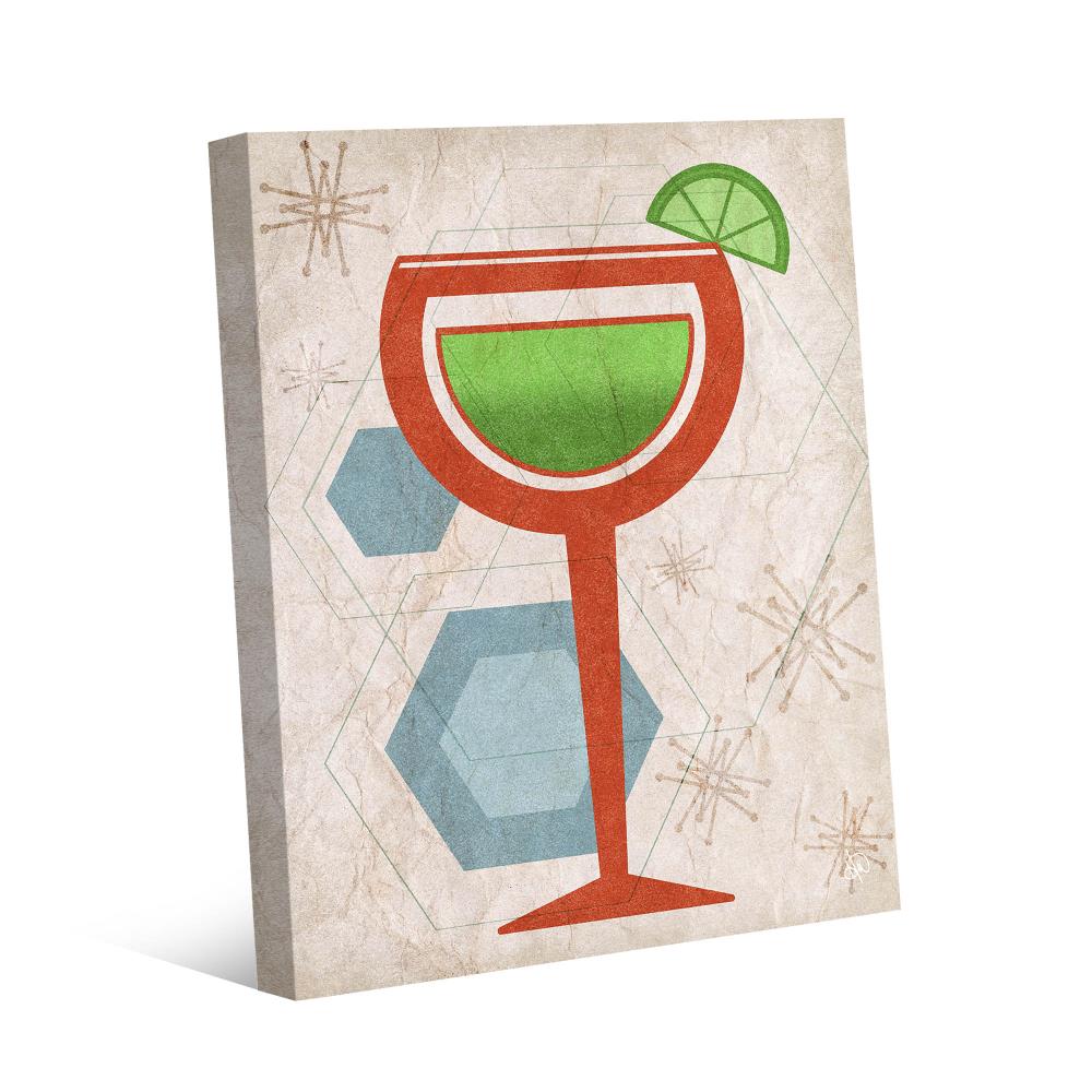 Retro Margarita Gamma Artwork Is Printed On Quality Poly-canvas Then 