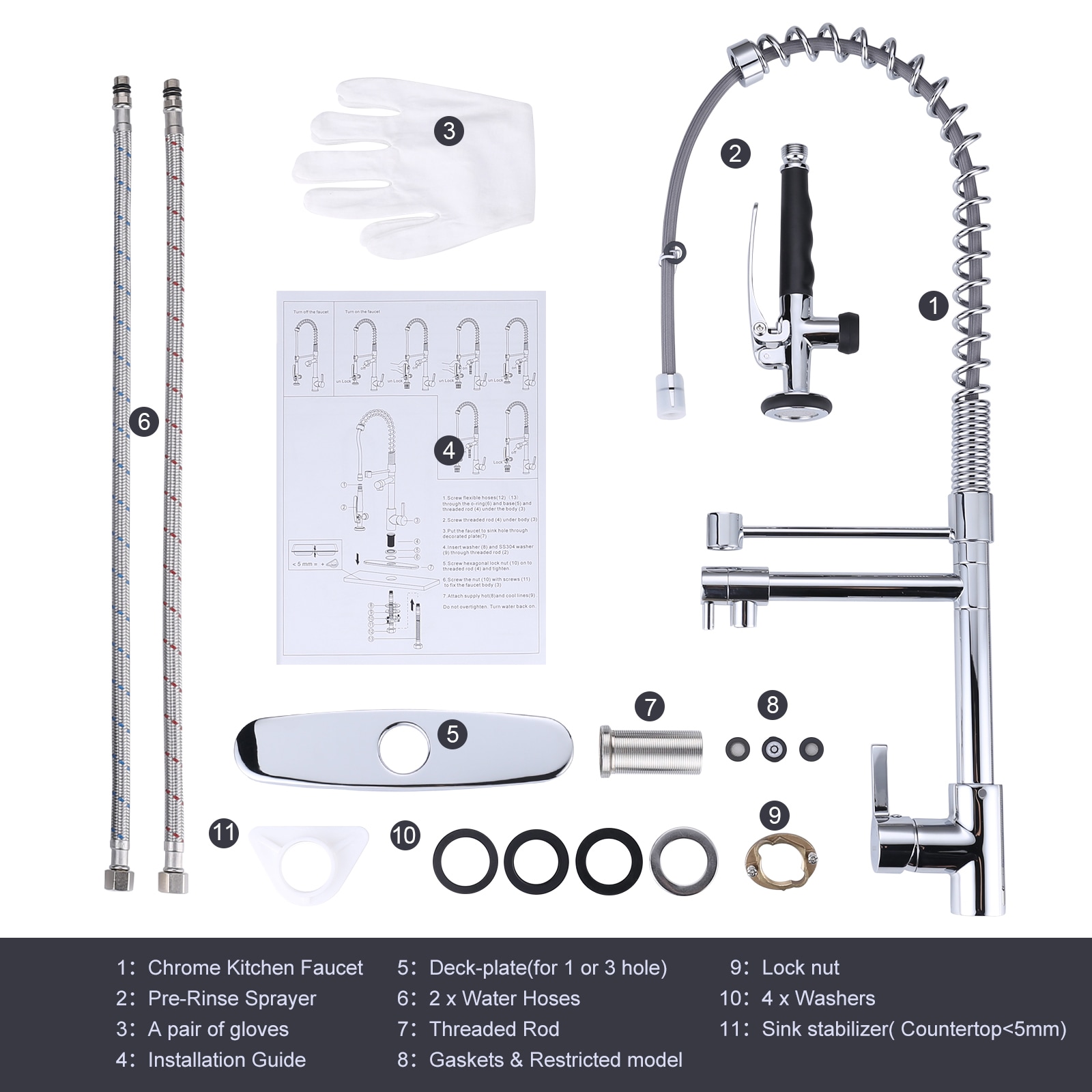 WOWOW 2312000C-LW Kitchen-Faucets - View #7