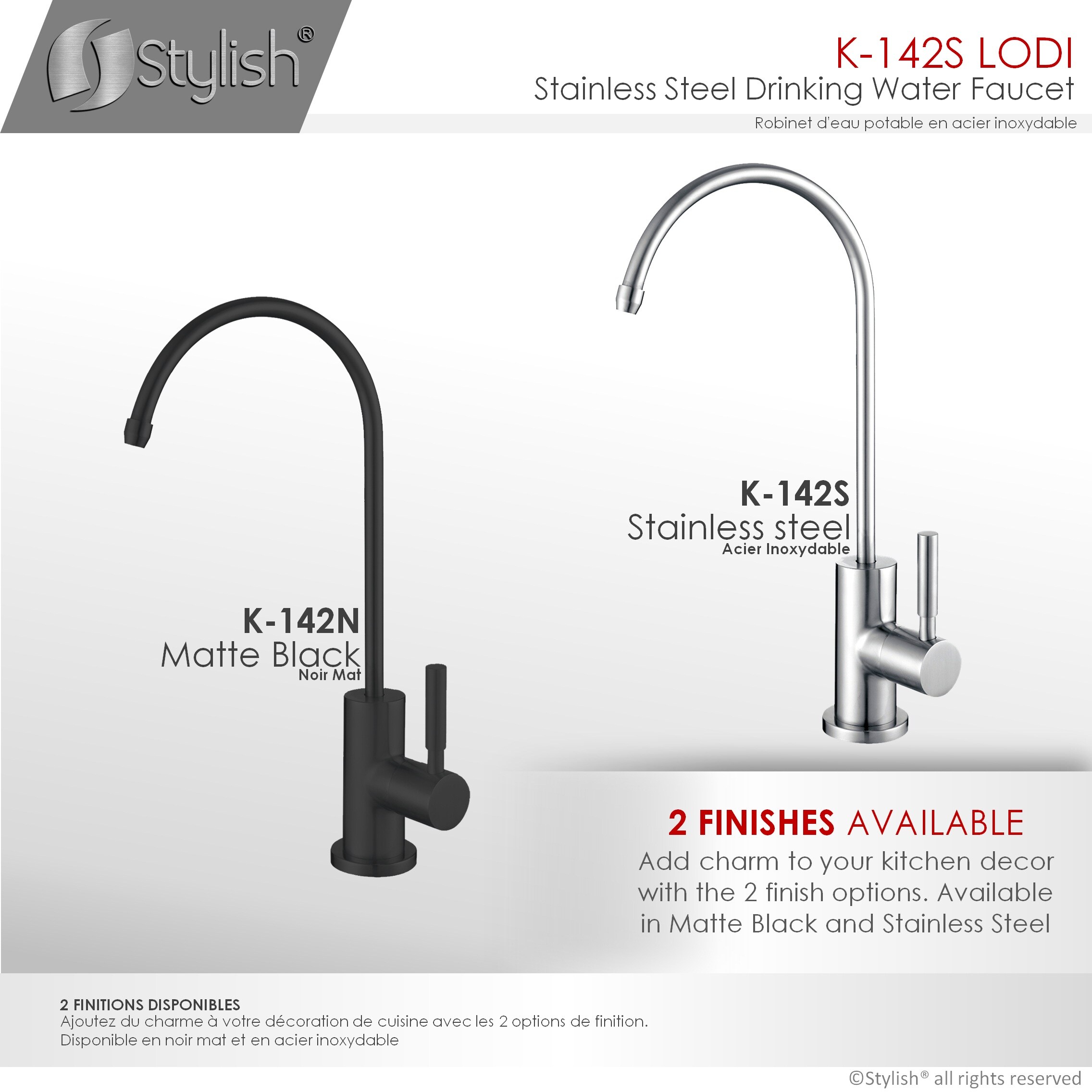 Stylish K-142S Kitchen-Faucets - View #5