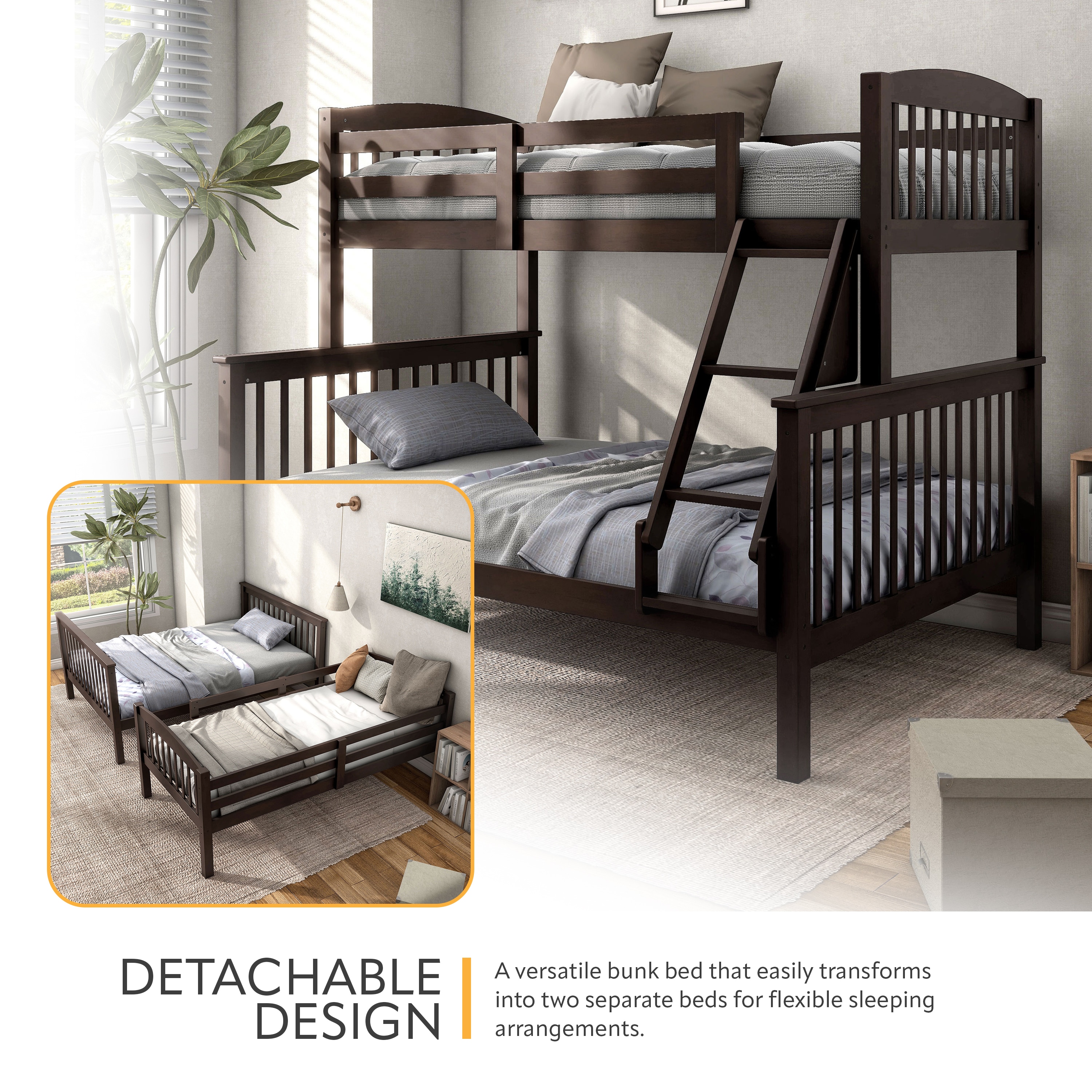 Furniture of America 005L-BK001ML Bunk-Beds - View #18
