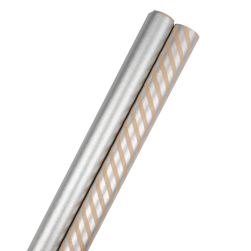 JAM Paper 165KKS50SI 2.5-ft x 10-ft Wrapping Paper