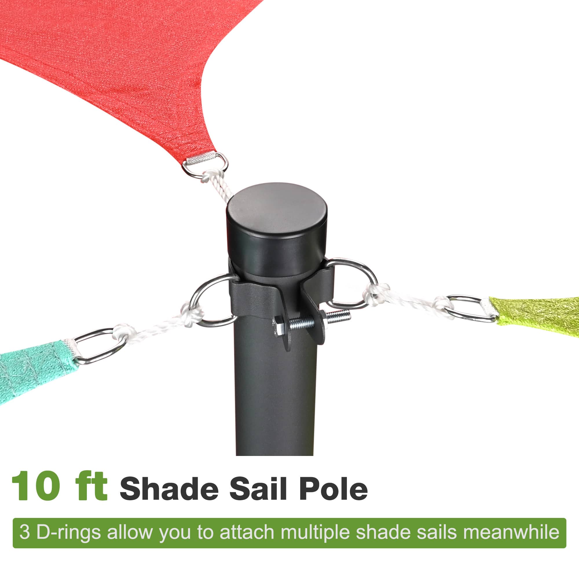 Yescom 07SSSSET016-1310-LO Shade-Sail-Fabric-Access - View #5