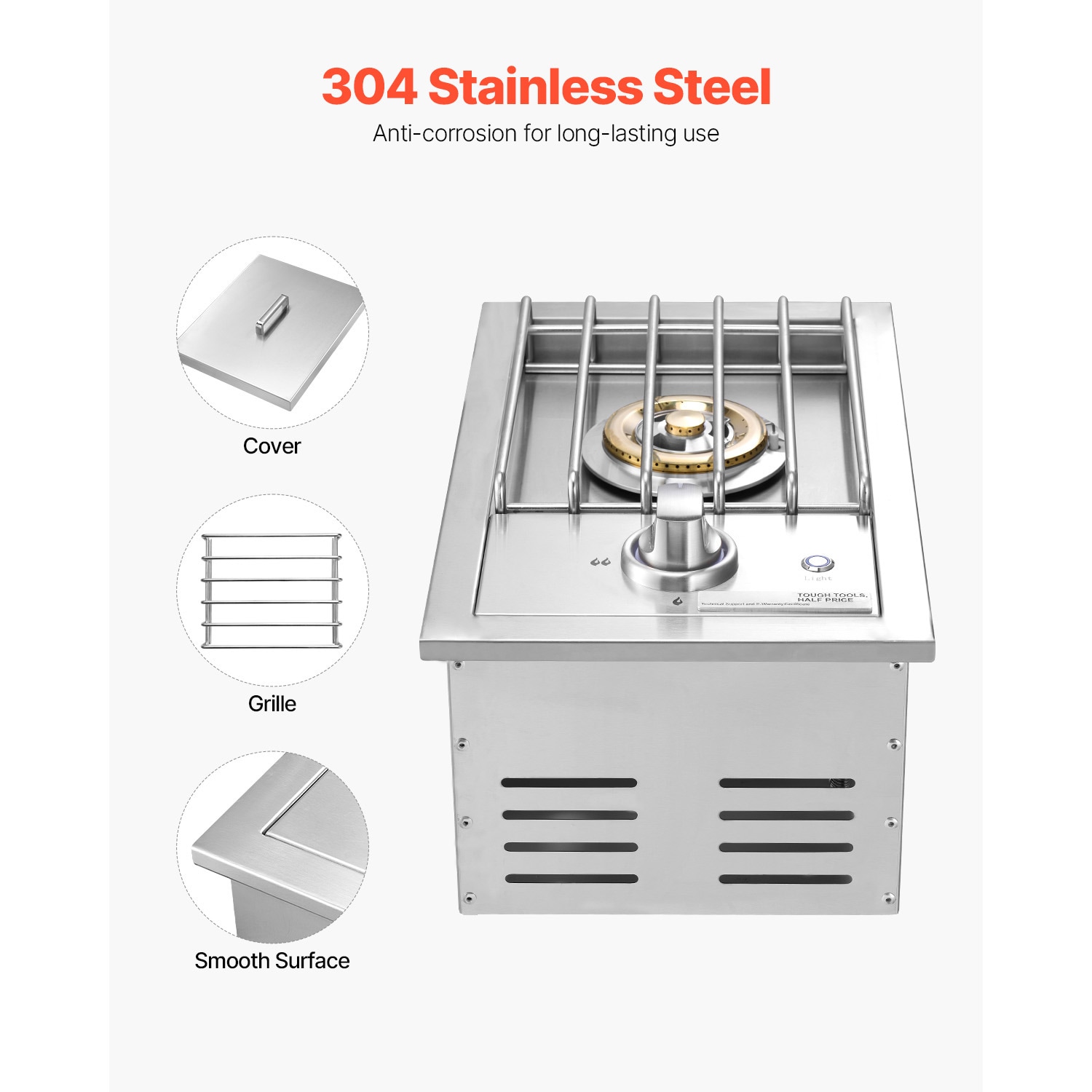 VEVOR SCPMKCRSQ1GL08240V1 Outdoor-Burners-Stoves - View #5