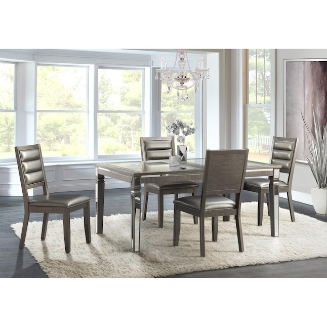 Picket House Furnishings Aria Gray, Aria Upholstered Dining Chair Set Of 2