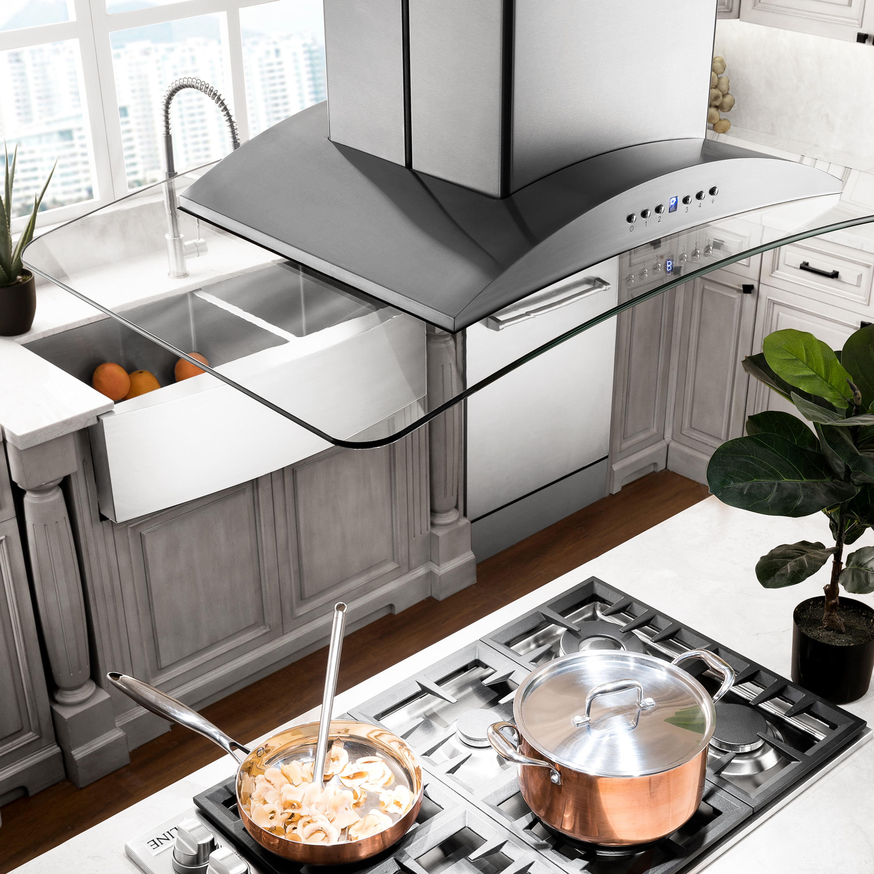 ZLINE KITCHEN & BATH GL9ICRN-BT-30 Island-Range-Hoods - View #5