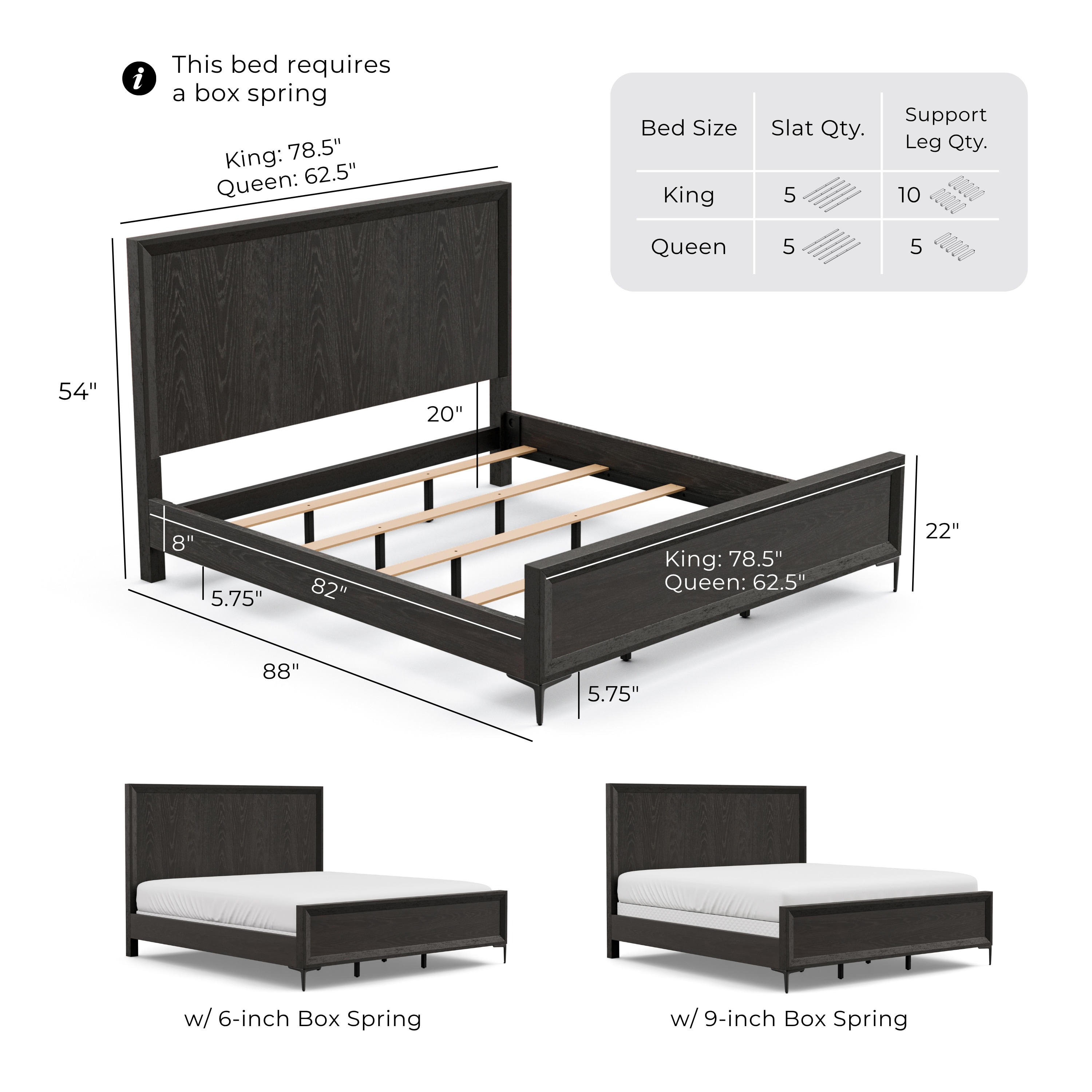 Furniture of America IDF-79008ESQNDM Bedroom-Sets - View #3
