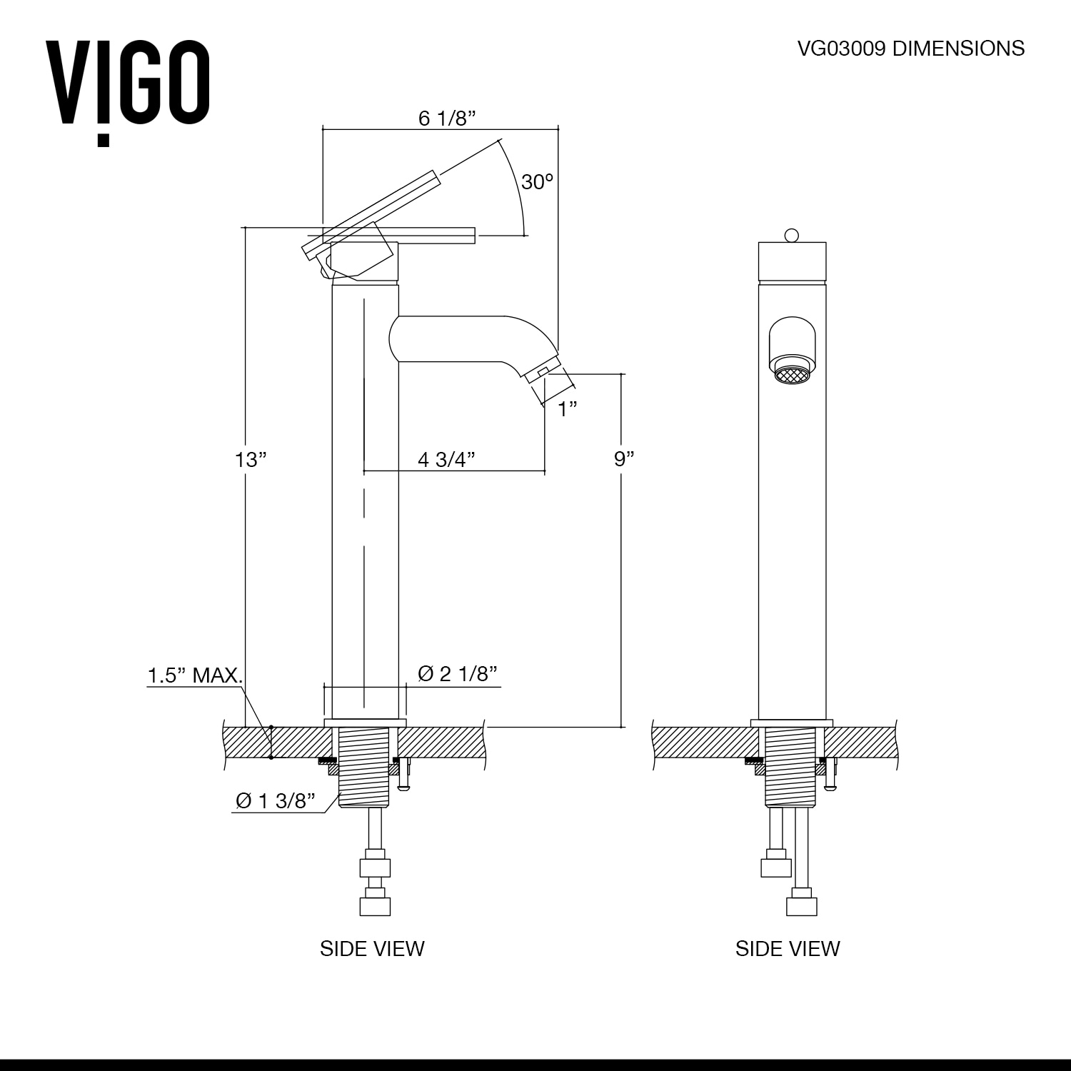 VIGO VG03009MB Lavatory-Faucets - View #10