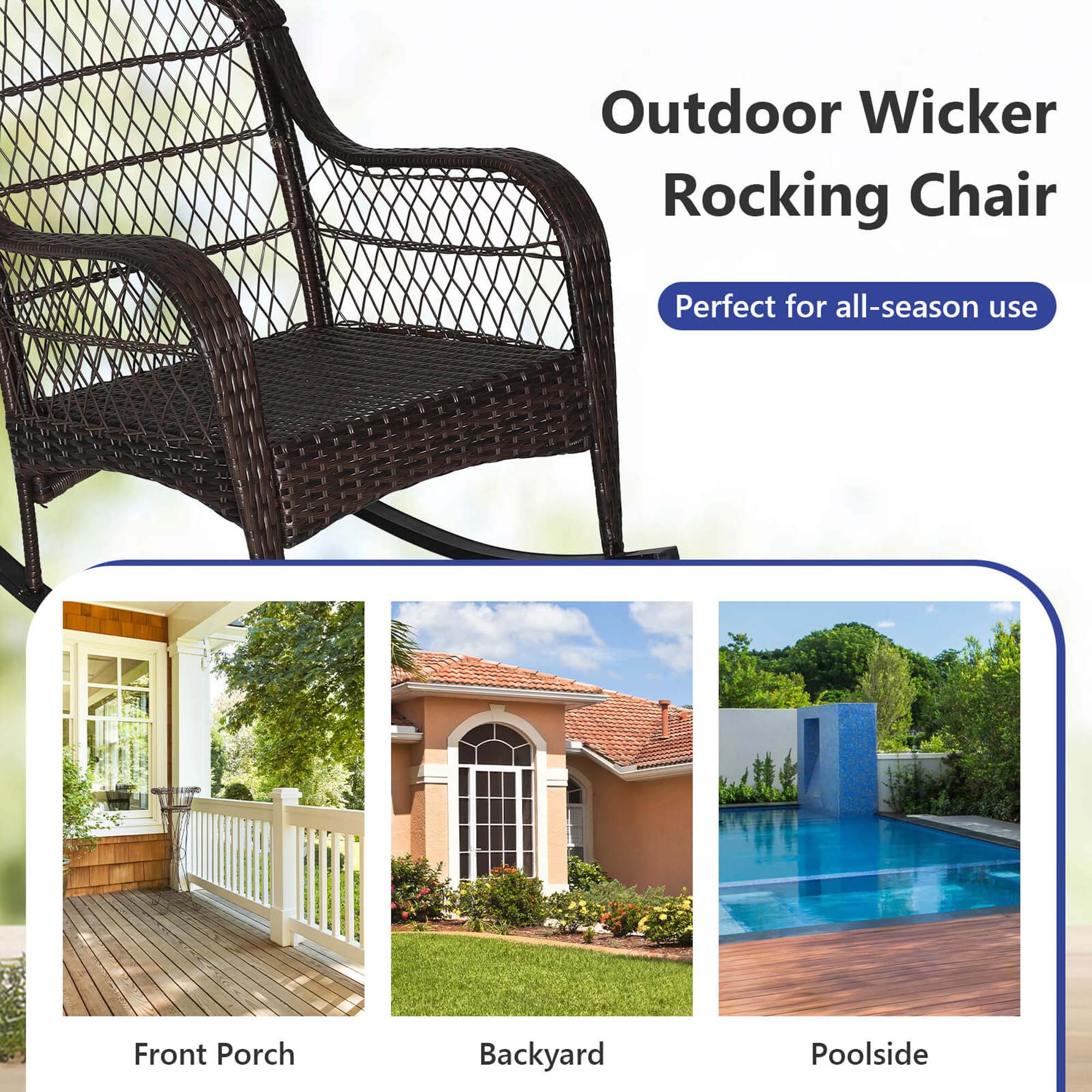 Costway HCST04882 Patio-Chairs - View #4