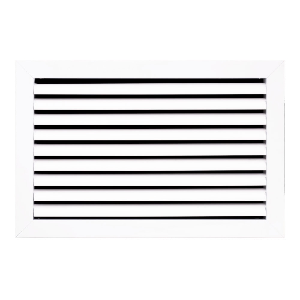ACLaminaire L-RA 16X10 10-in x 16-in Aluminum White Sidewall/Ceiling Grille