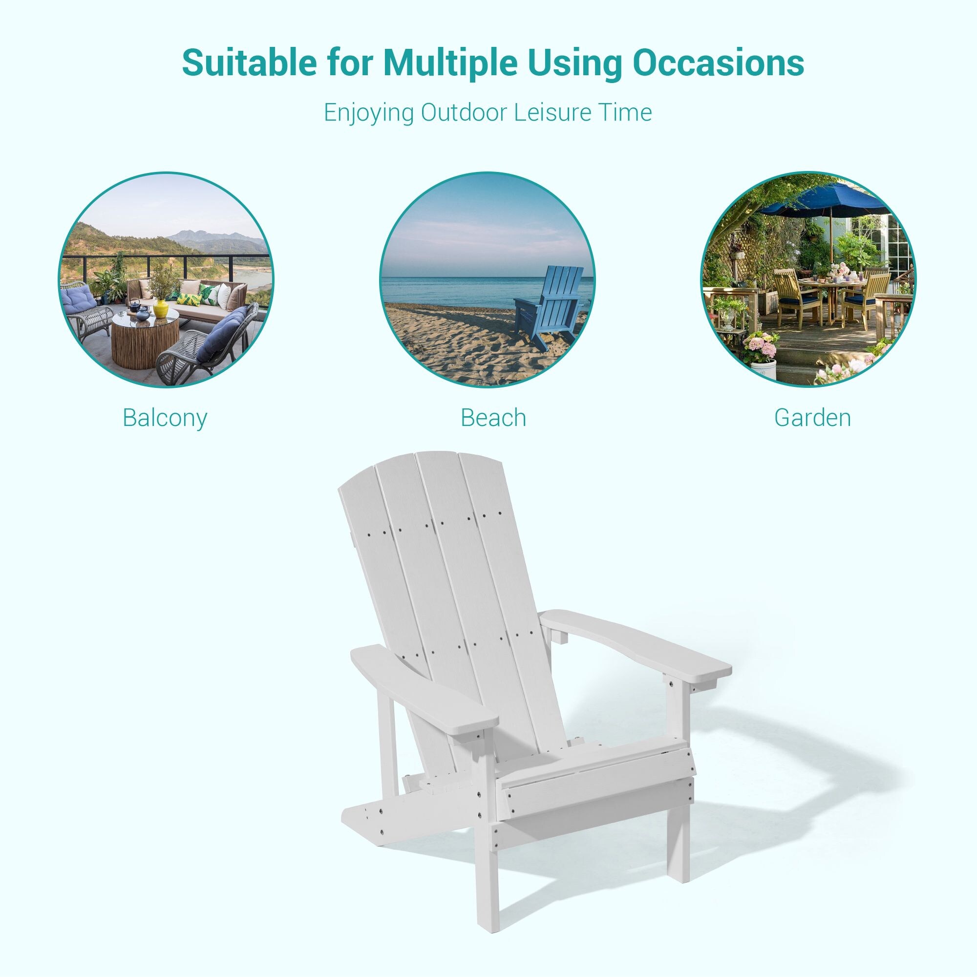 ACEGOSES LW-AC-04-WT Patio-Chairs - View #7