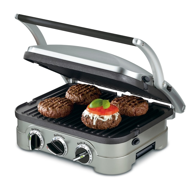 Cuisinart Griddler Brushed Stainless 5-in-1 Contact Grill with