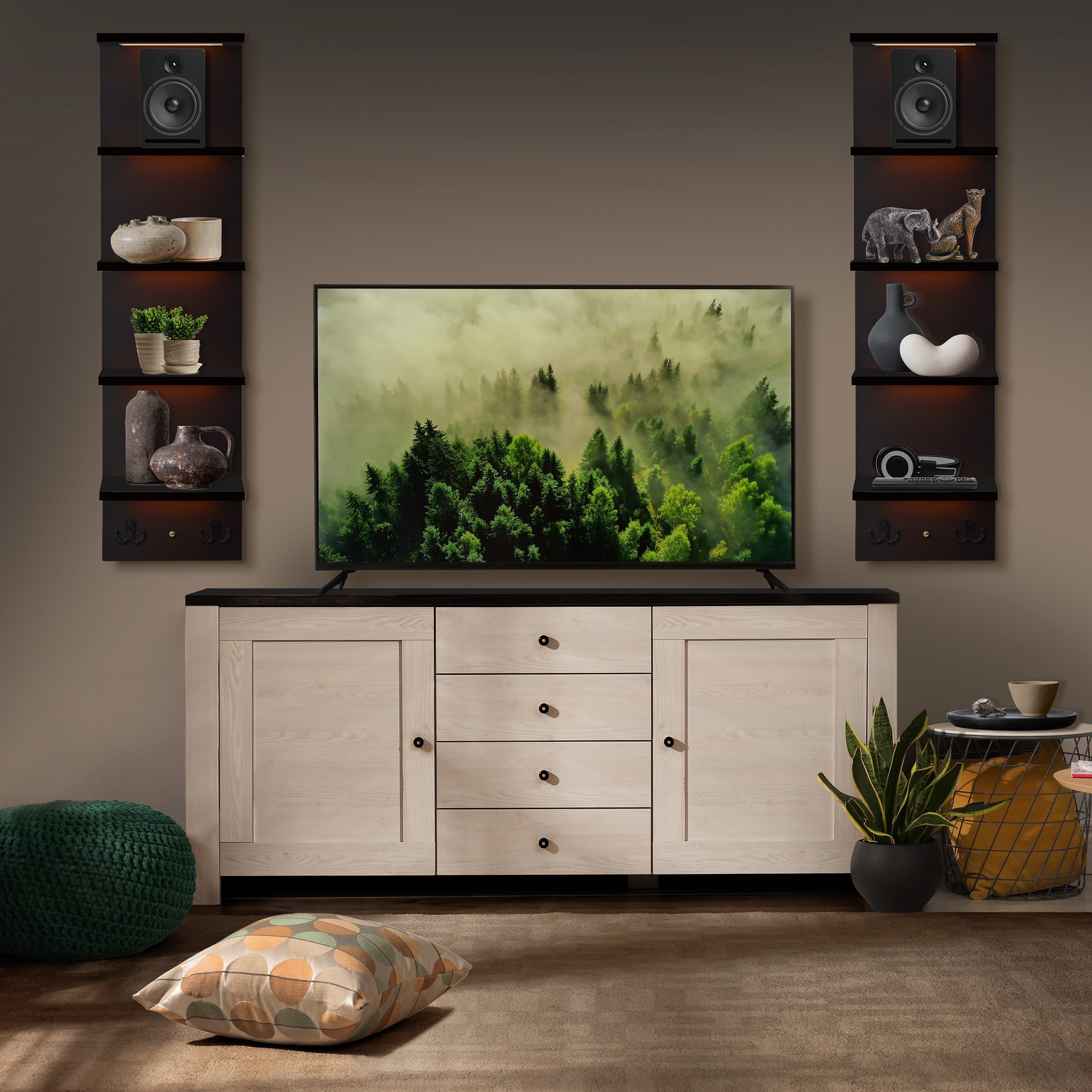 SORBUS 192405048258 Wall-Mounted-Shelving - View #3