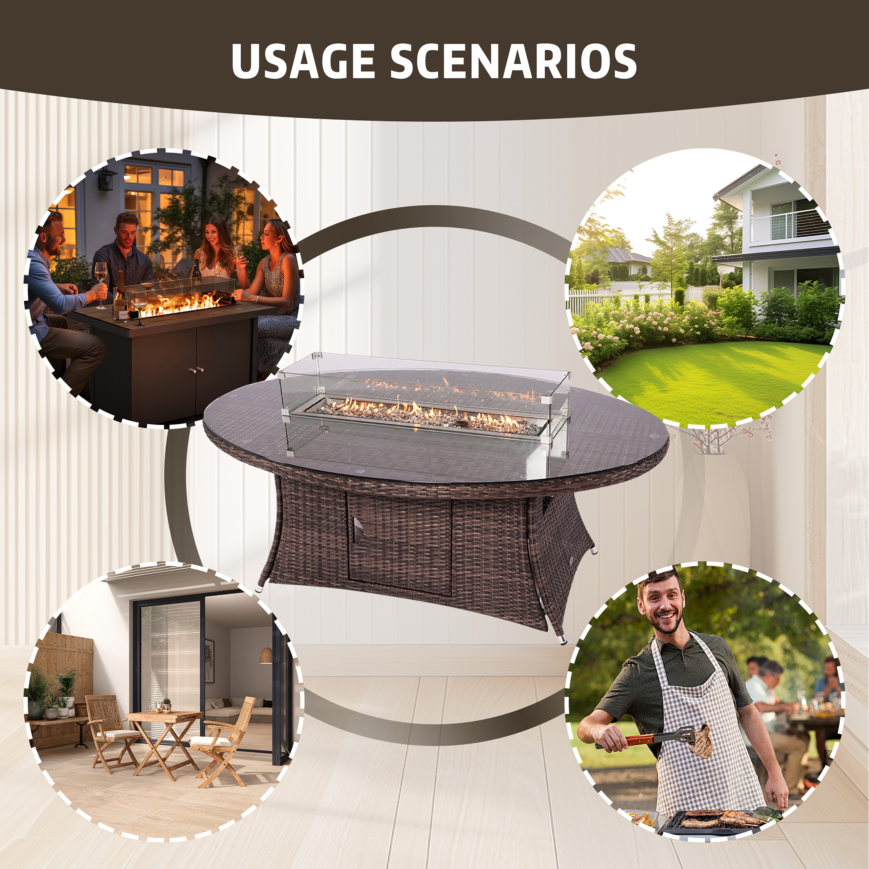 Moda Furnishings MAG-1106O-BR-T Patio-Tables - View #8
