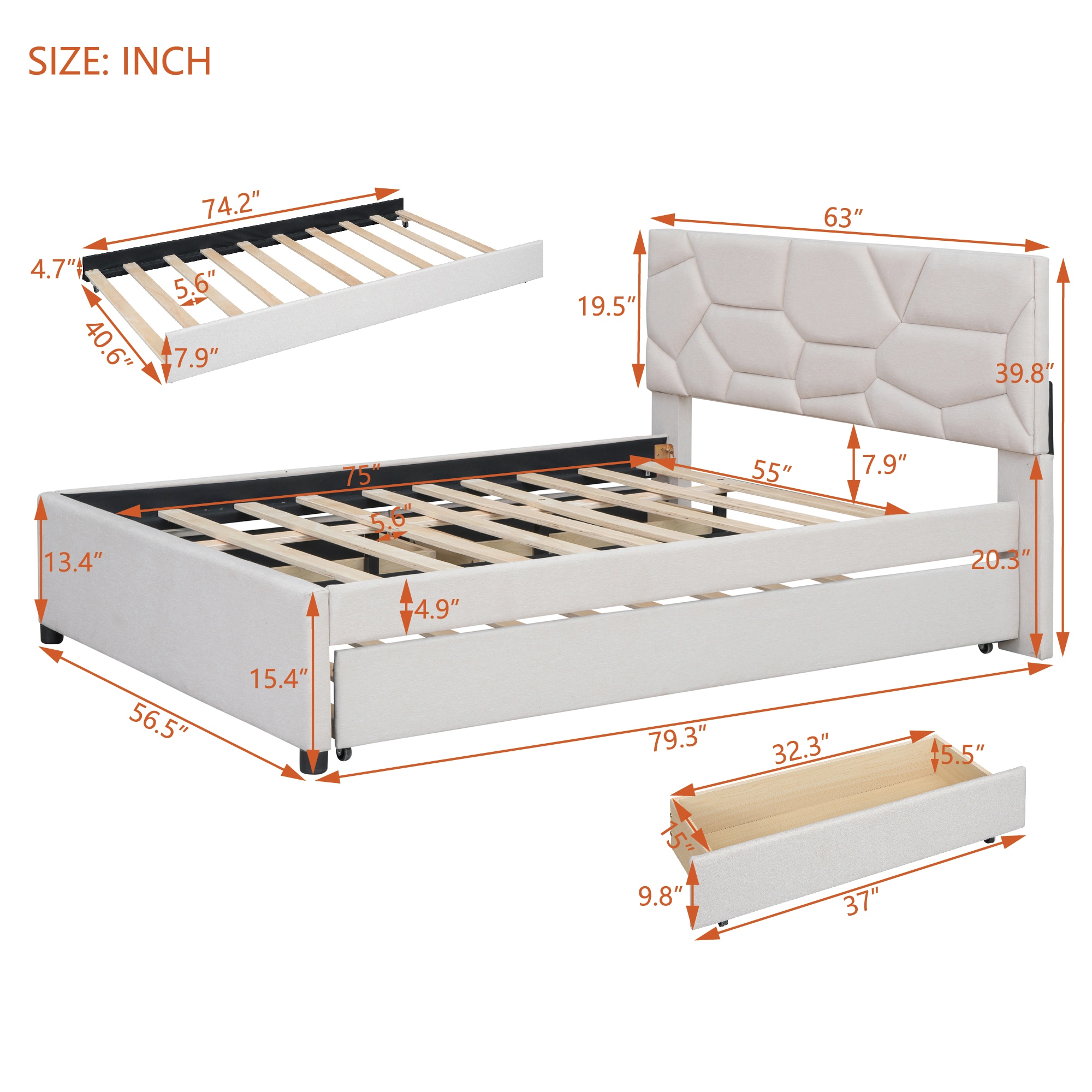 ModernLuxe L3P-SF000233AAA beds - View #14