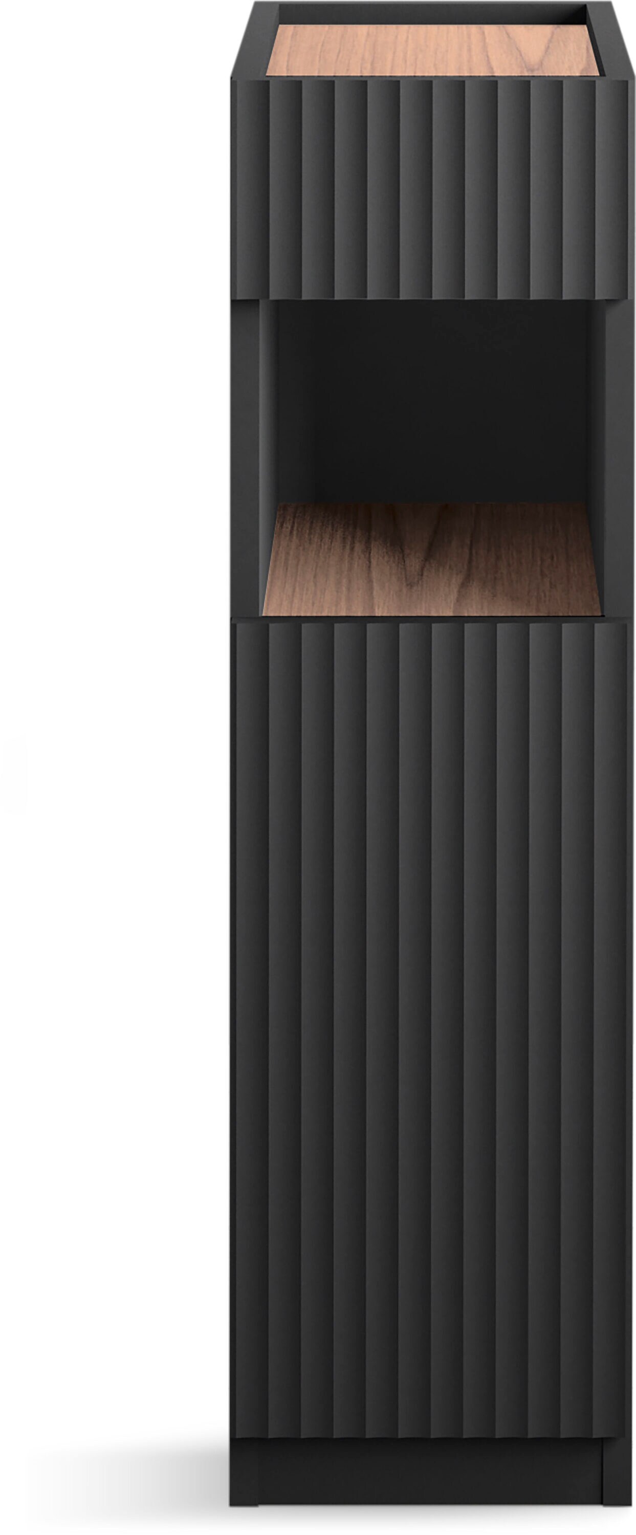 KOHLER Spacity 11.81-in x 80.75-in x 13.69-in Dark Steel Freestanding Soft Close Linen Cabinet