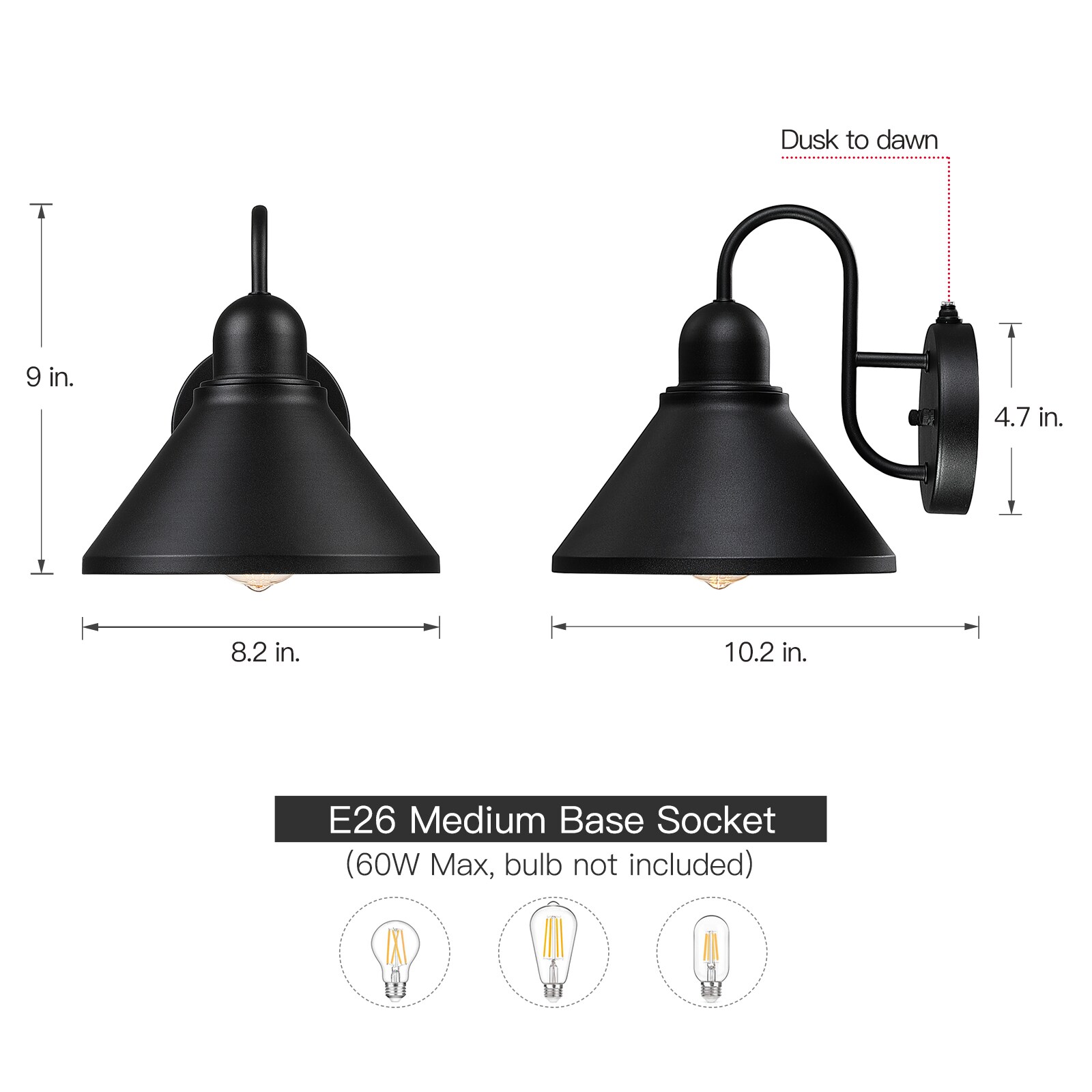 True Fine 130022-2PK Outdoor-Wall-Lighting - View #6