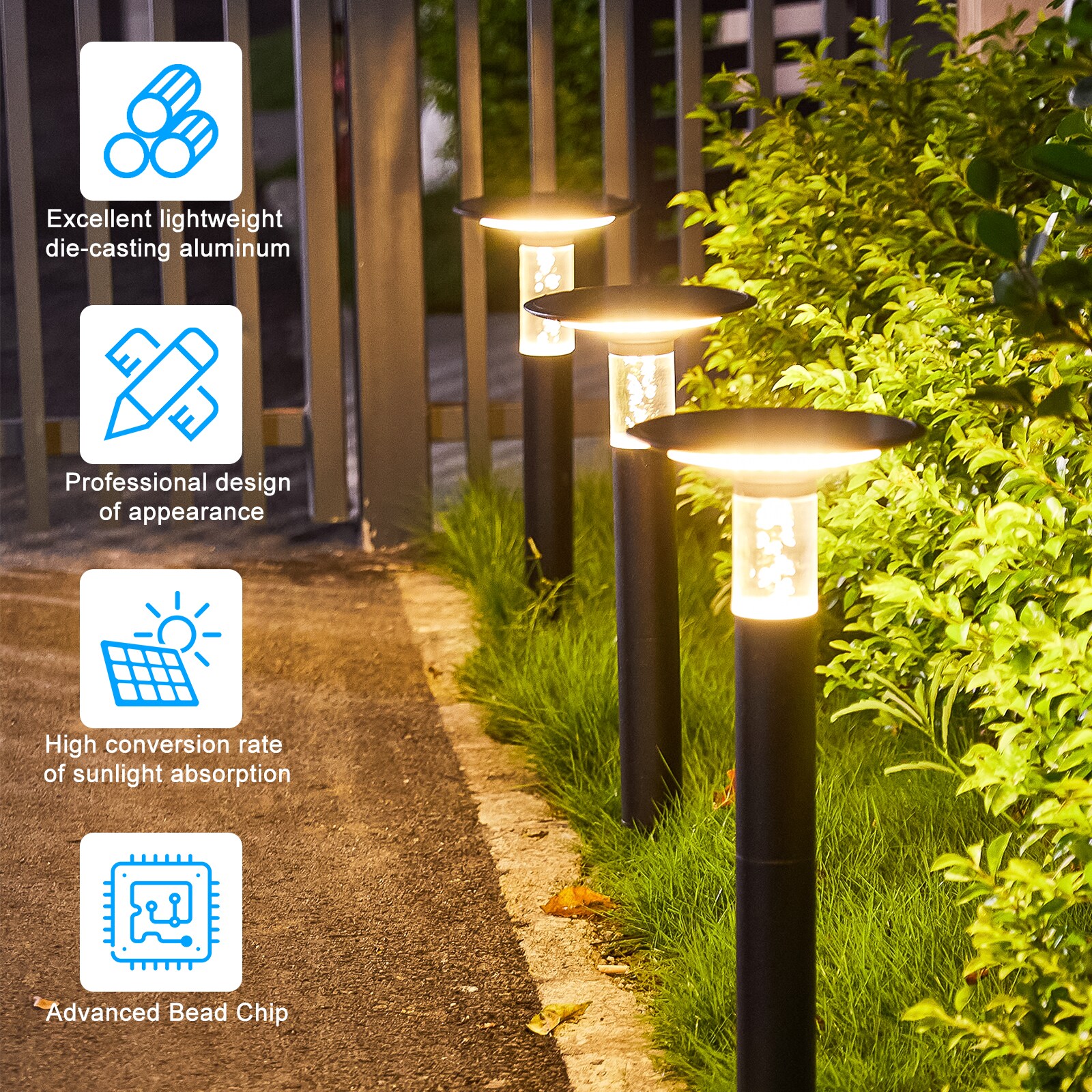 Kahomvis MIX-QPMS-0043 Path-Lights - View #2