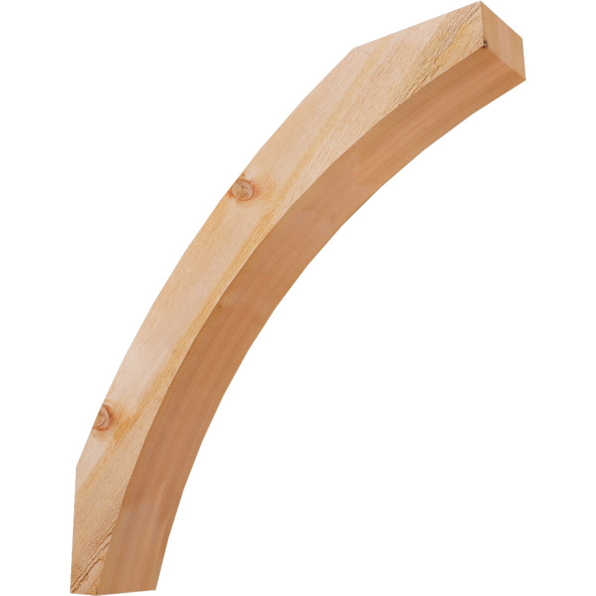 Ekena Millwork BRC06X36X36THR00RWR 6-in x 36-in x 36-in Western Red Cedar Wood Thorton Rough Sawn Knee Brace