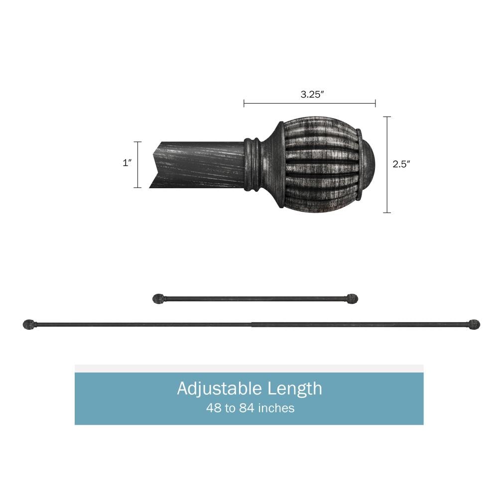 Hastings Home 630493HGZ Curtain-Rods - View #4