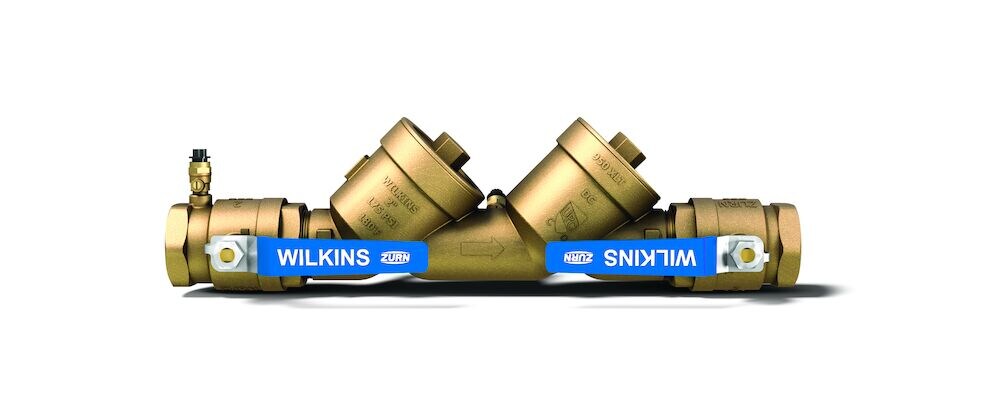 Zurn Wilkins 2 In Bronze Flanged Double Check Backflow Preventer In The Backflow Preventers