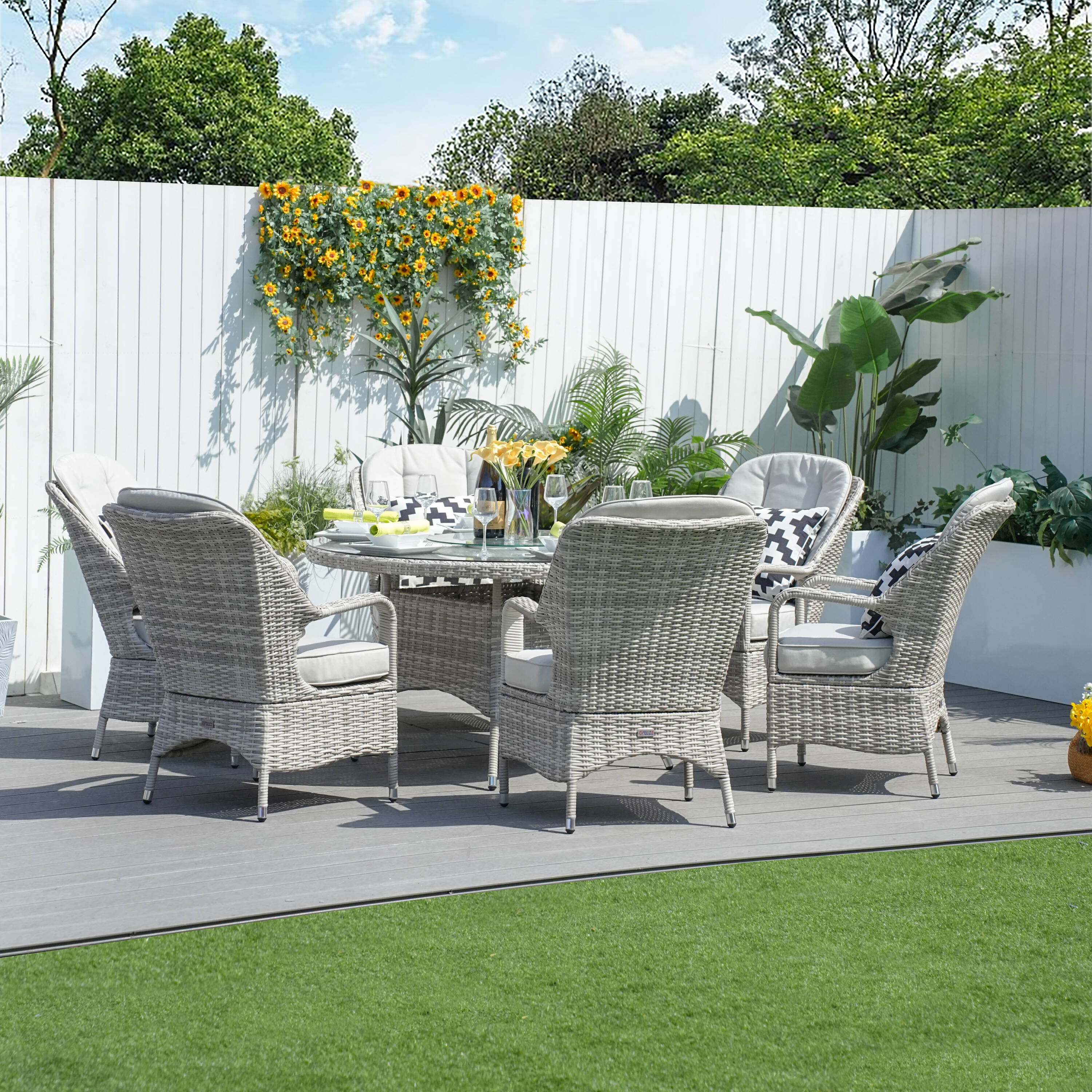 Direct Wicker DWD-1711009-WW Patio-Dining-Sets - View #4