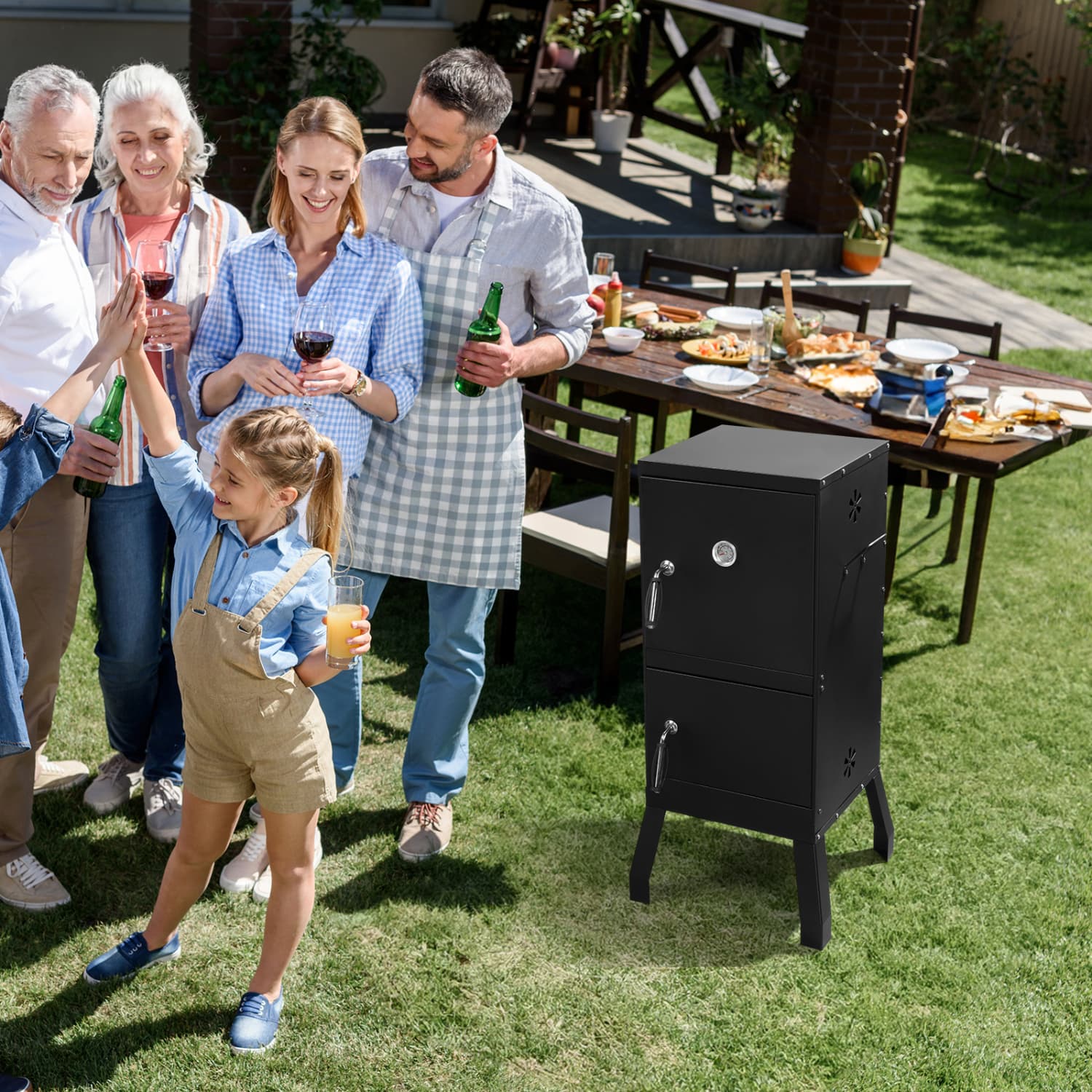 Angel Sar L2ZYYA403SDBD-BK Charcoal-Grills - View #8